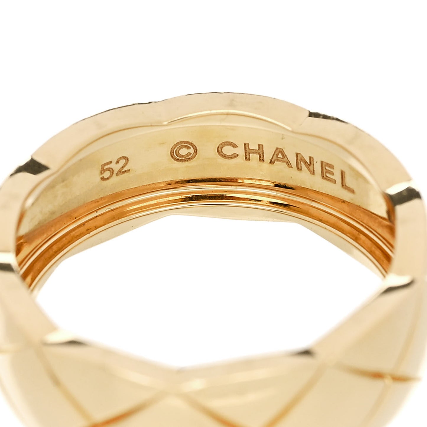 18K Yellow Gold Small Coco Crush Ring 52 6