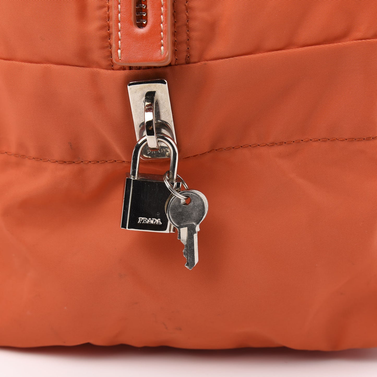 Tessuto Nylon Duffel Bag Papaya