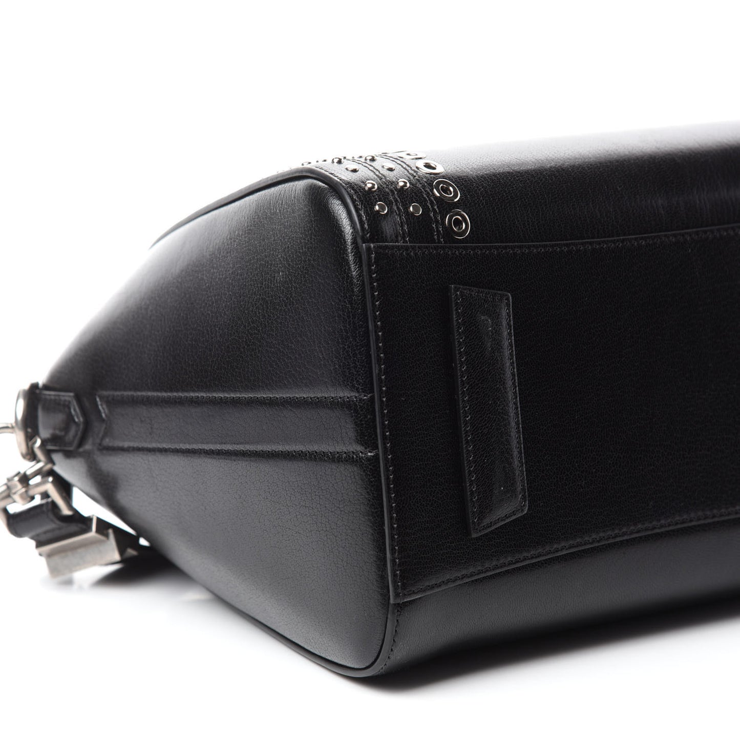 Goatskin Small Studded Antigona Black