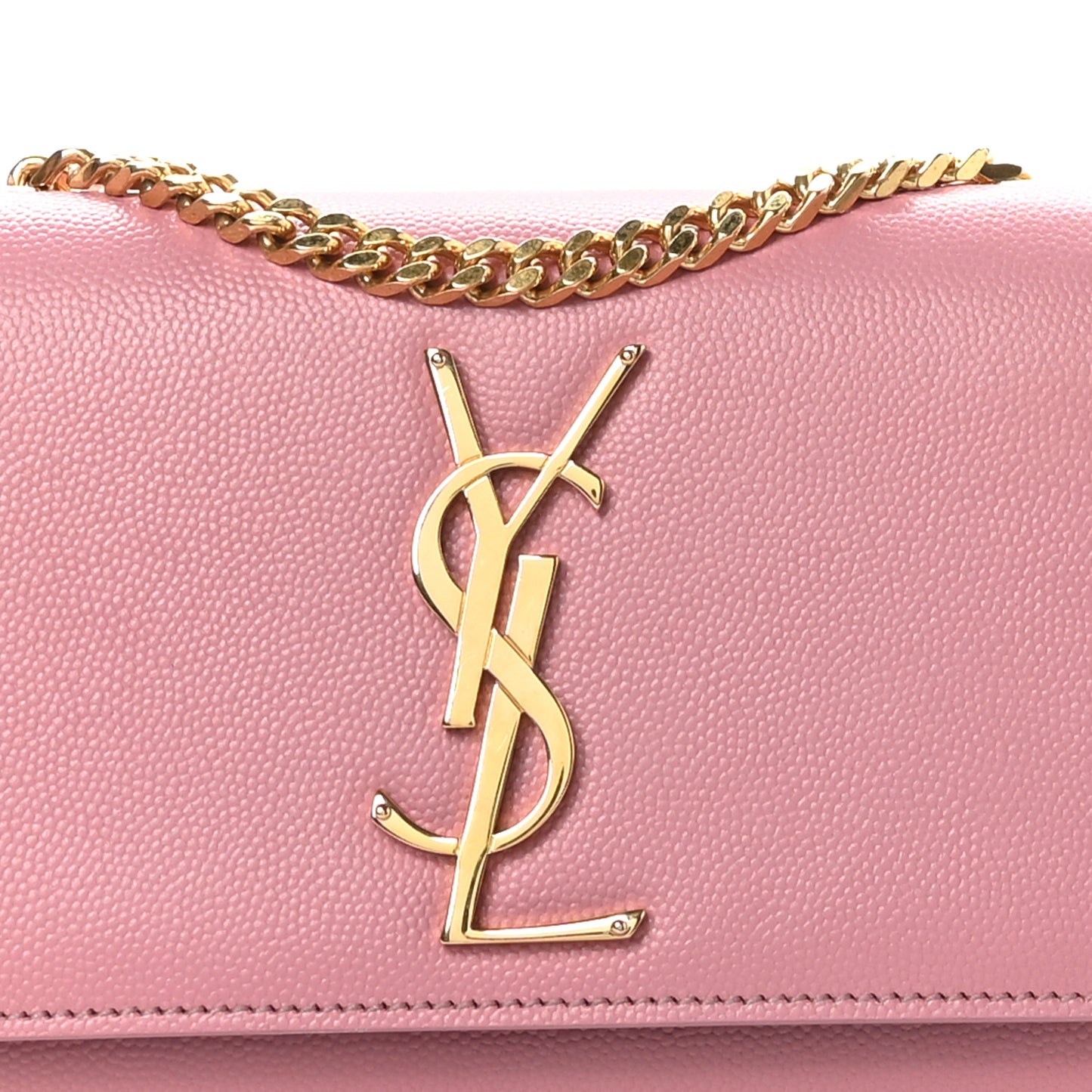 Grain De Poudre Small Classic Monogram Kate Satchel Old Rose