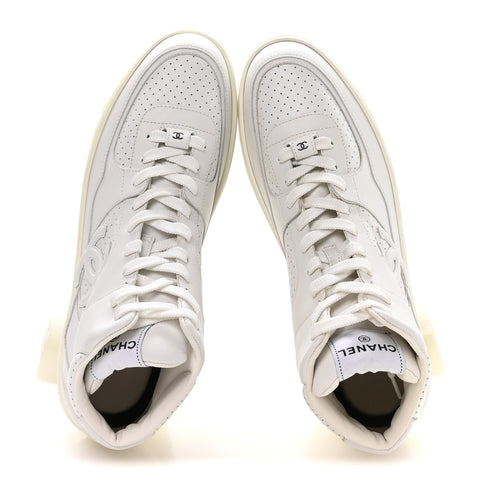 Calfskin Mens Roller Skates 44 White