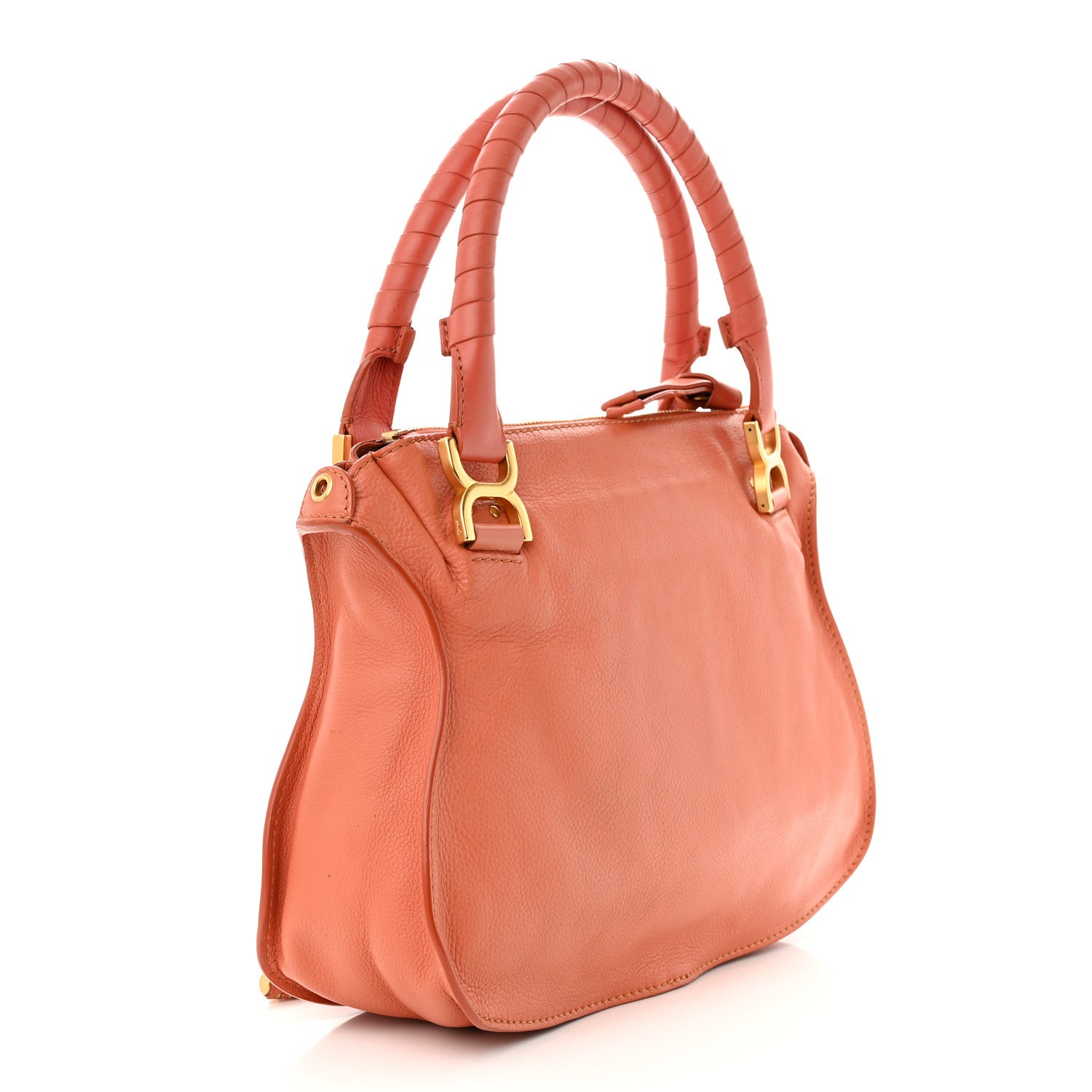Chloe Calfskin Medium Marcie Satchel Indian Summer 3 of 13