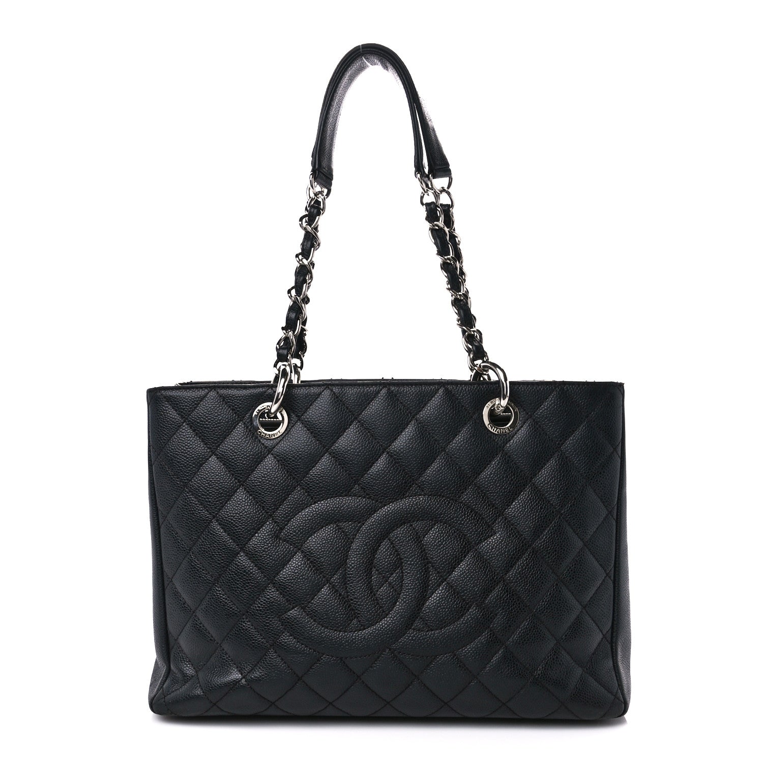 Chanel Caviar Quilted Grand Shopping Tote GST Black 1 of 12