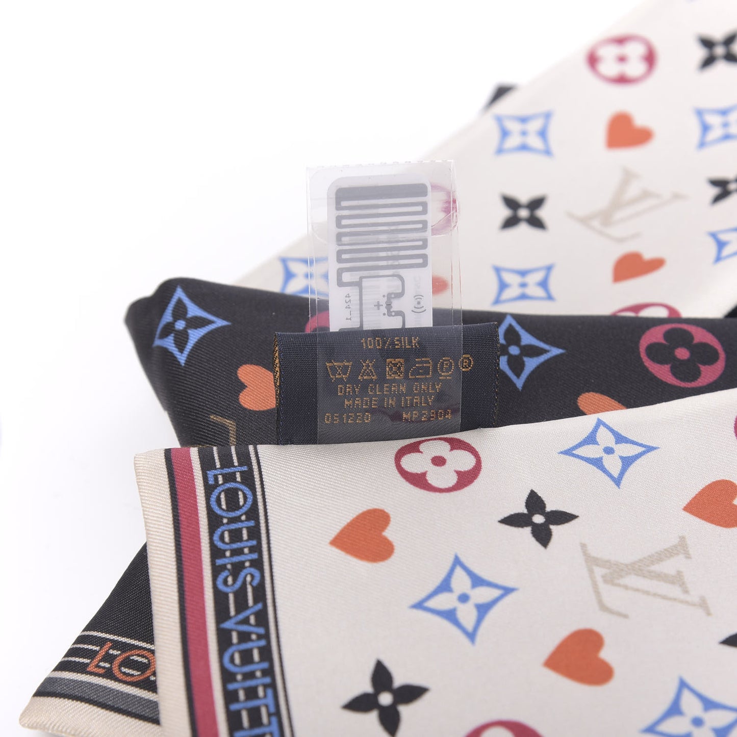 Silk Game On Bandeau Black White
