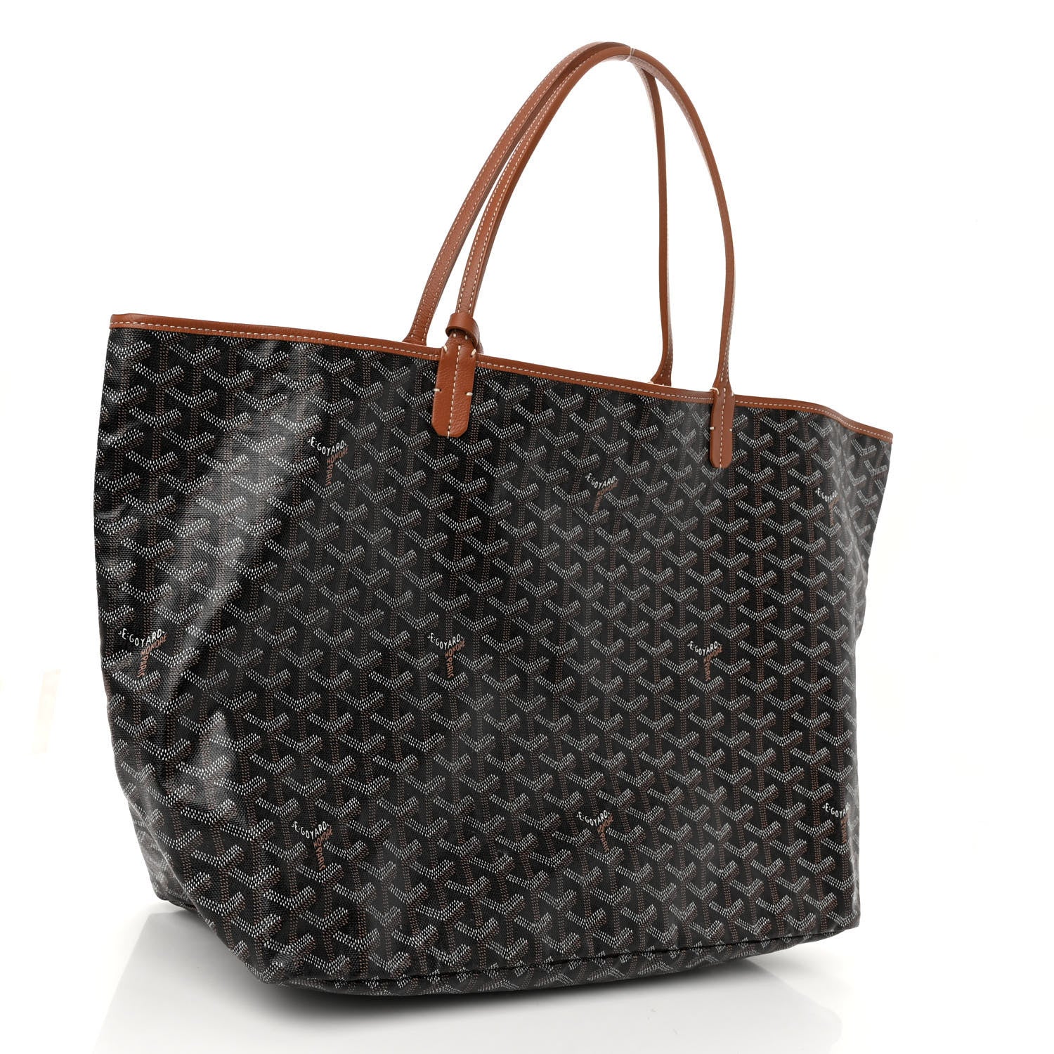 Goyard Goyardine Saint Louis GM Black Gold 3 of 11