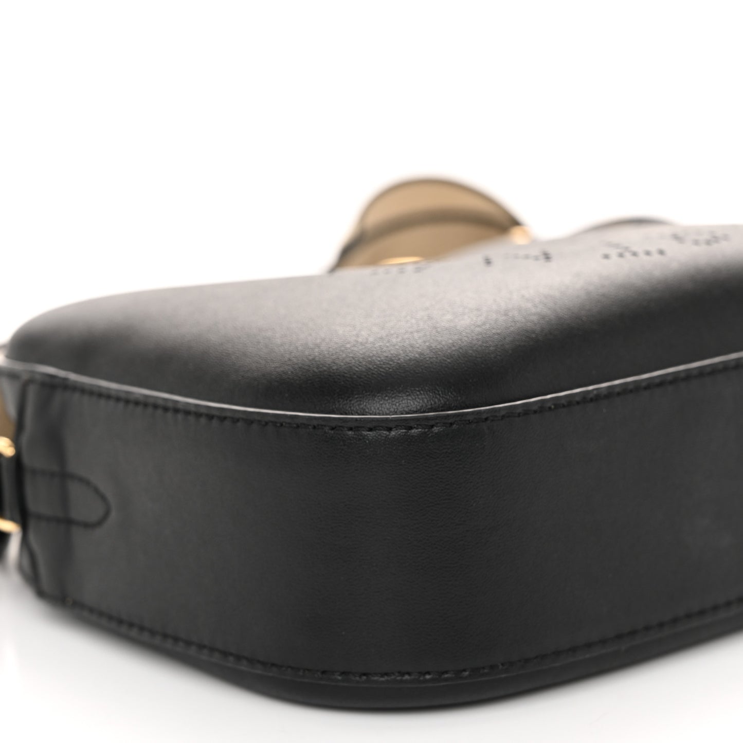 Eco Alter Nappa Perforated Logo Mini Bag Black