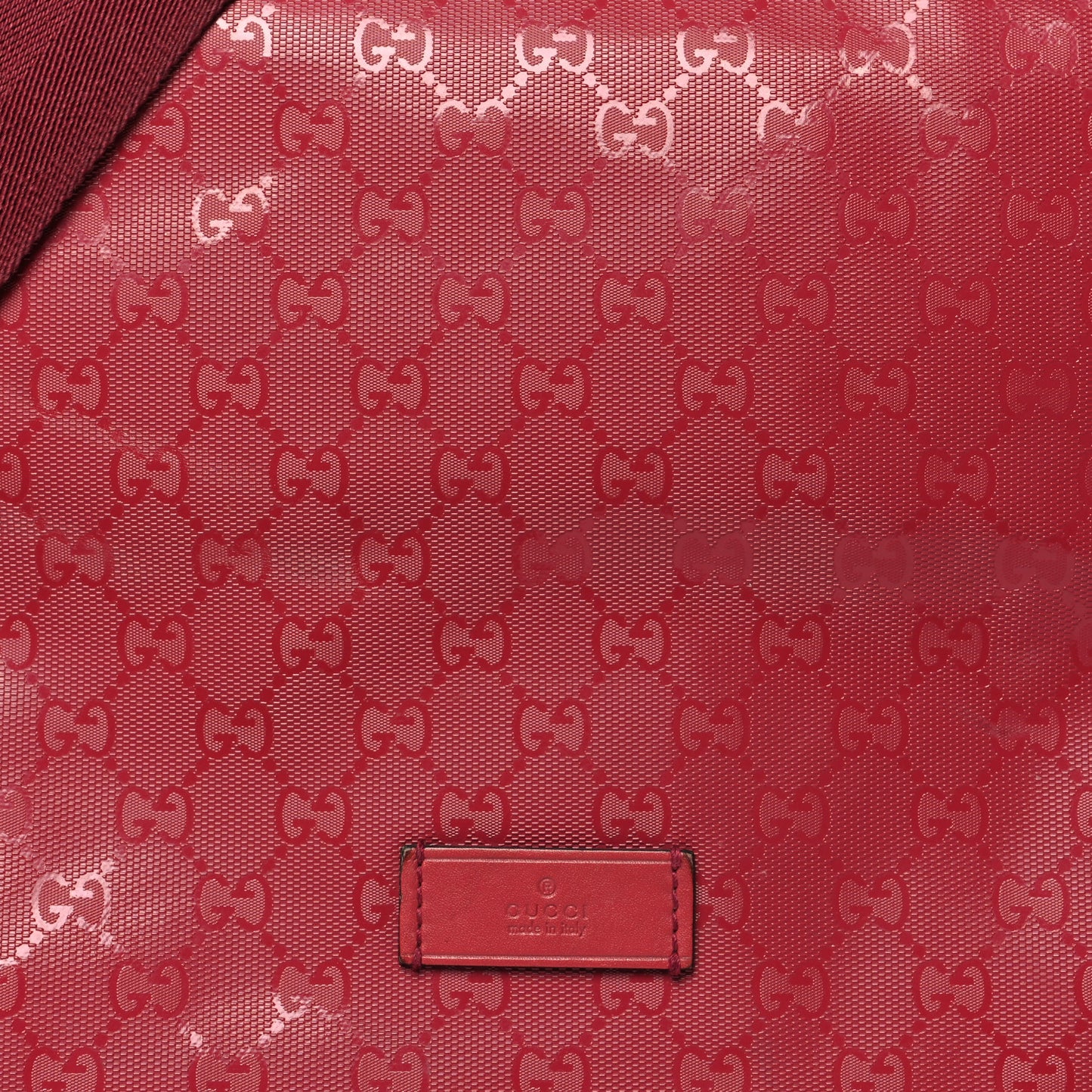 Imprime Monogram Mamas Diaper Bag Red