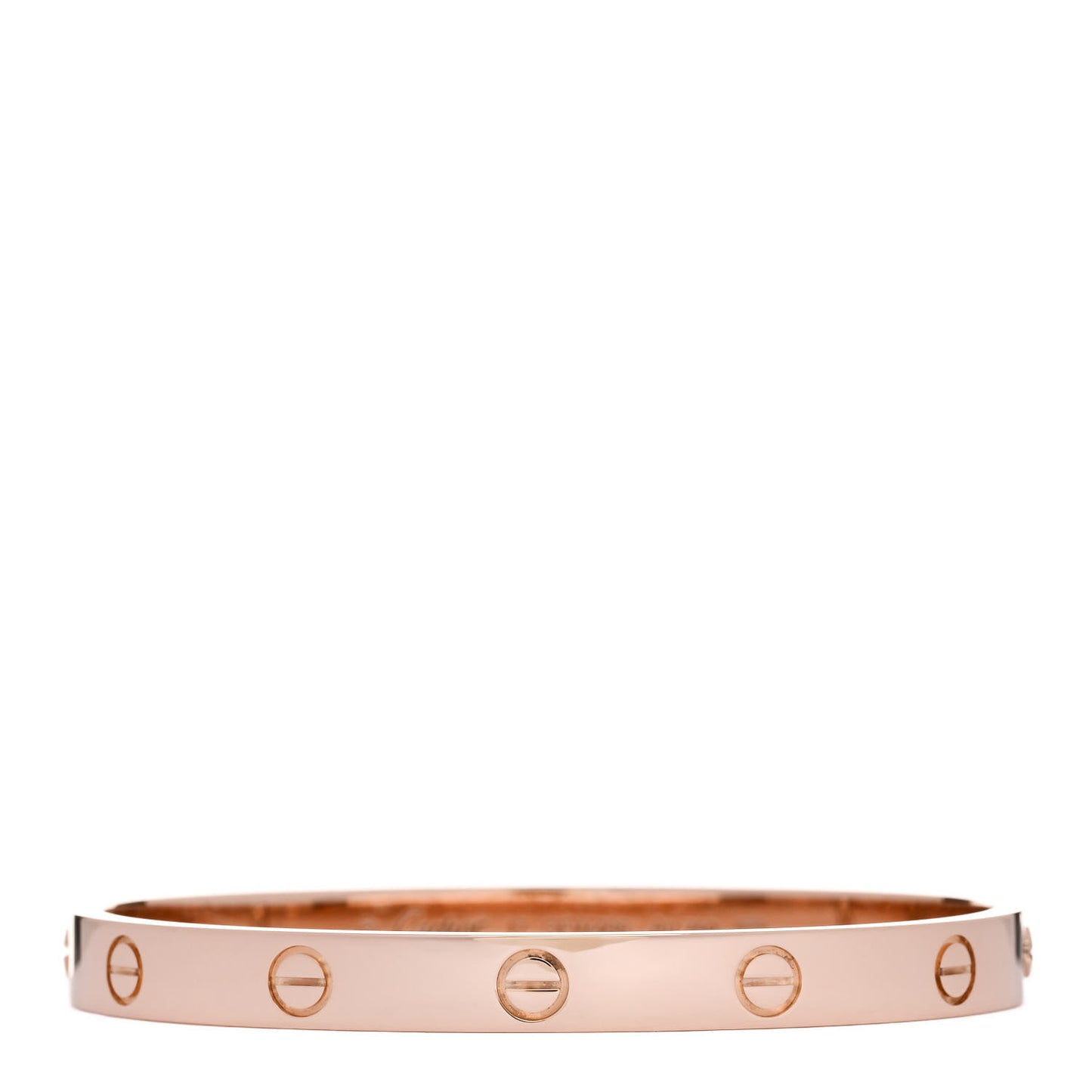 18K Pink Gold LOVE Bracelet 17