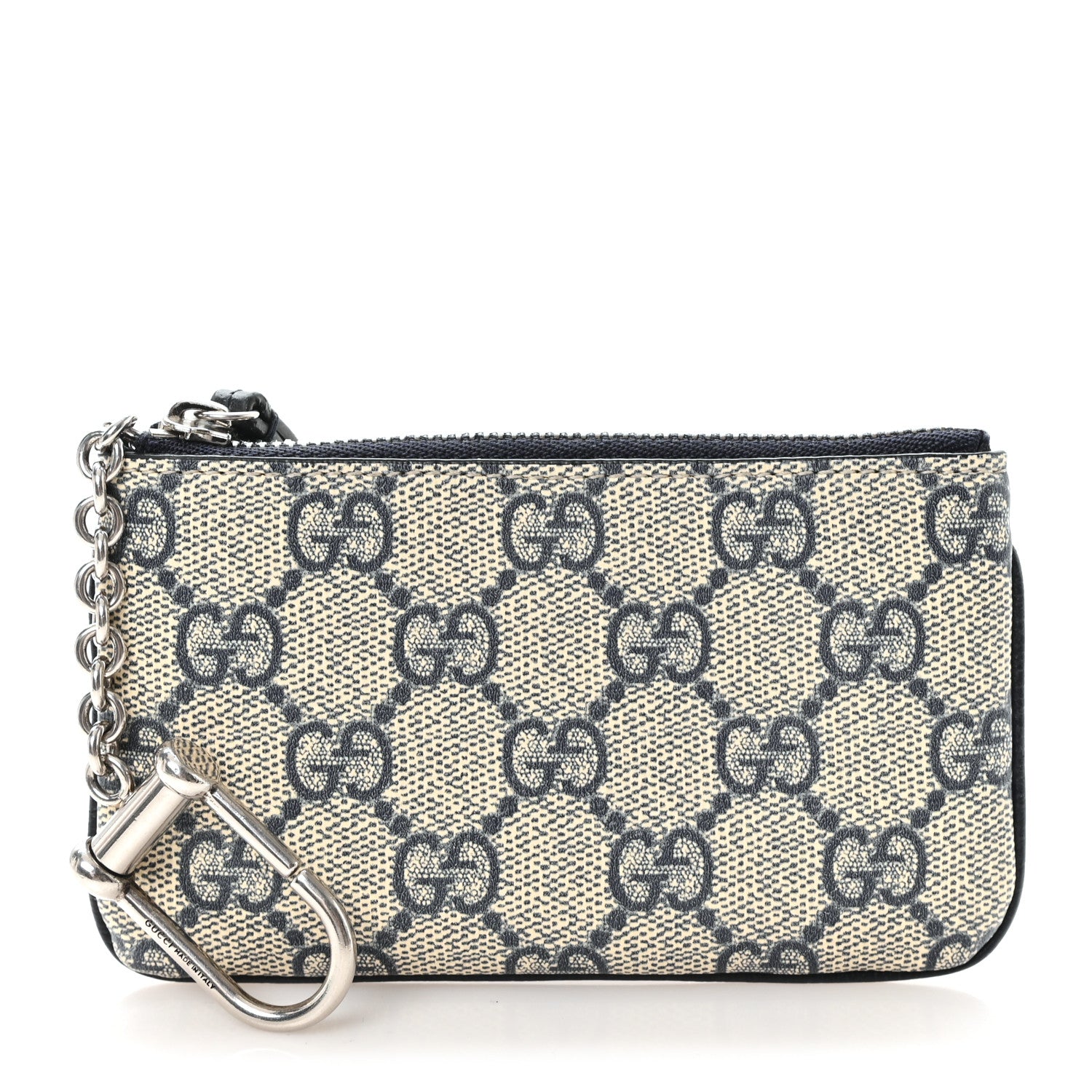 Gucci GG Supreme Monogram Key Case Beige Blue 1887342 – FASHIONPHILE