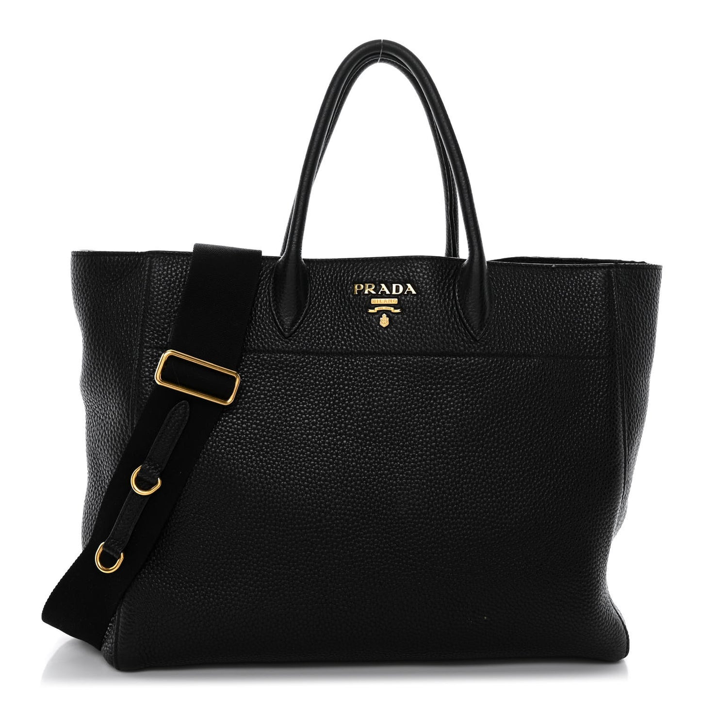 Vitello Phenix Tote Black