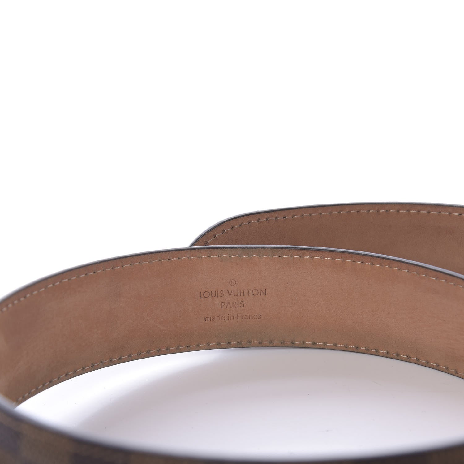 Louis Vuitton Damier Ebene Riveted Belt 85 34 4 of 7