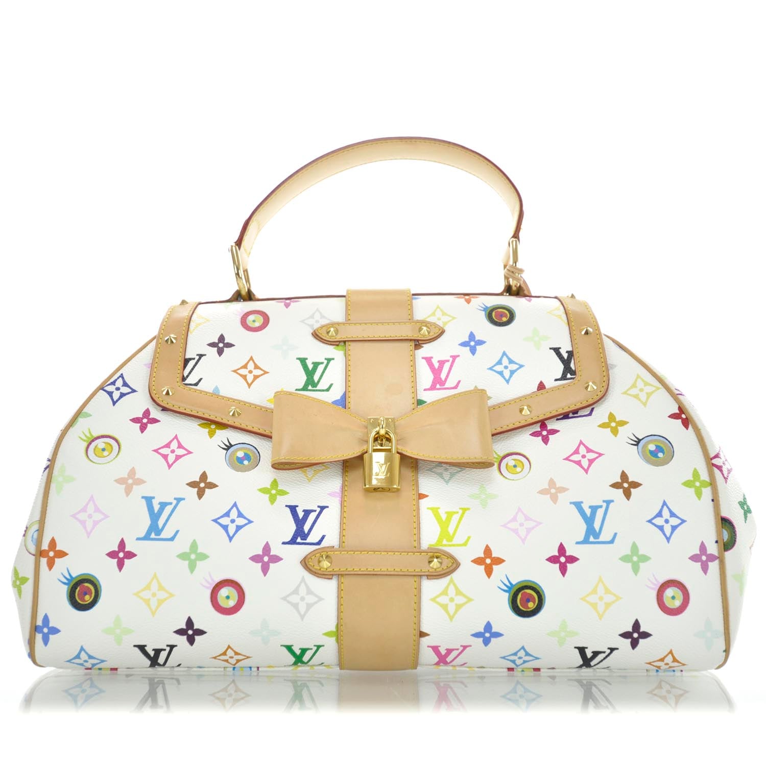 Louis Vuitton Monogram Multicolor Murakami Eye Love You White