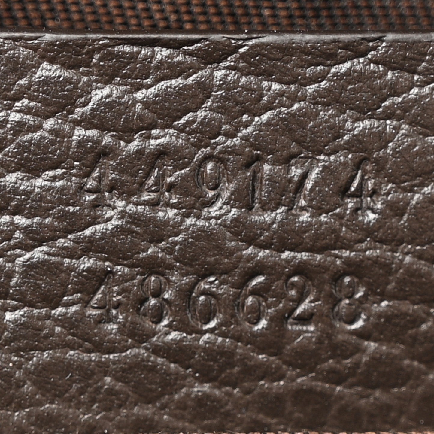 Monogram Dollar Calfskin Belt Bag Beige Ebony Testa di Moro Marrone Scuro