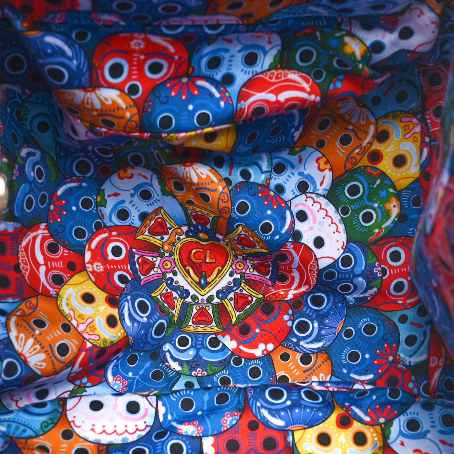 Tissu Calfskin Mexicaba Tote Multicolor