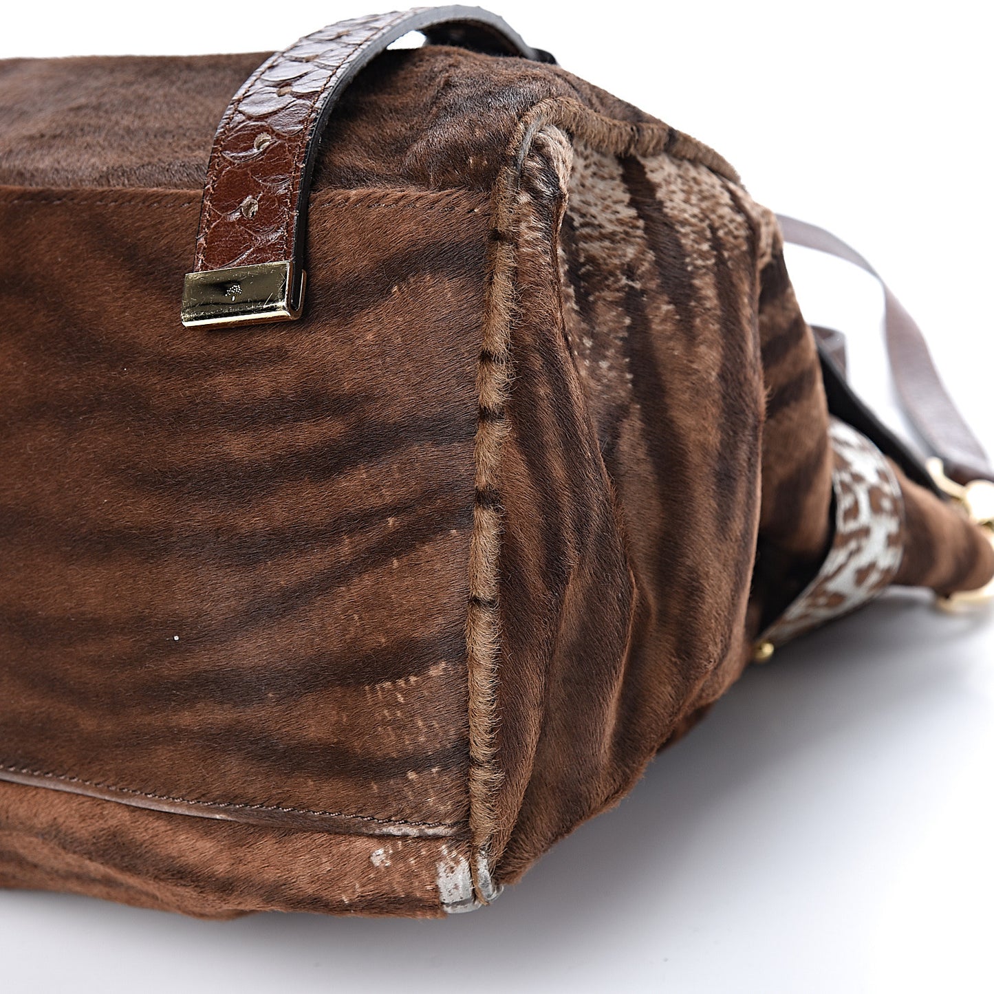 Pony Hair Oversized Alexa Brown