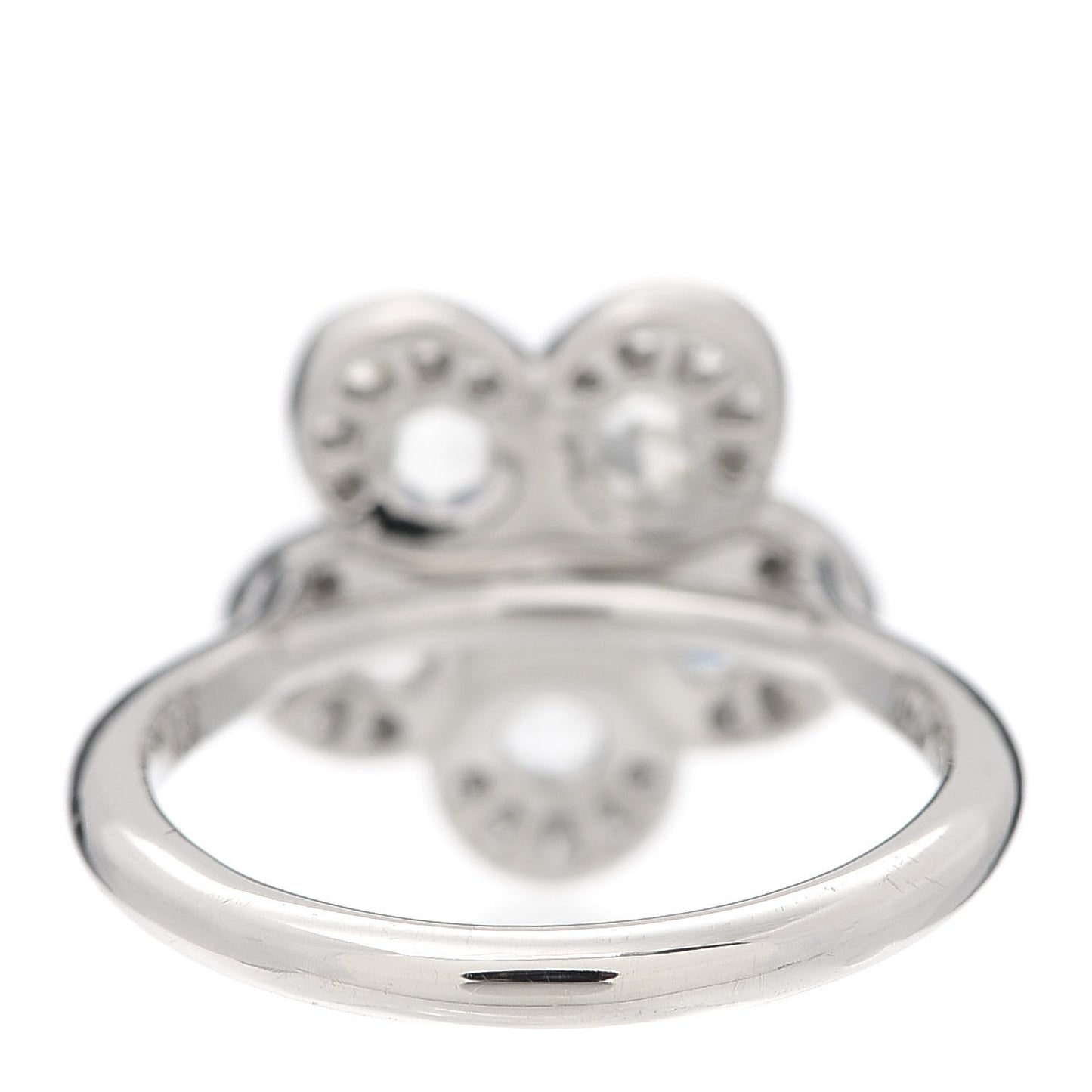 Platinum Diamond Enchant Flower Ring 47 4