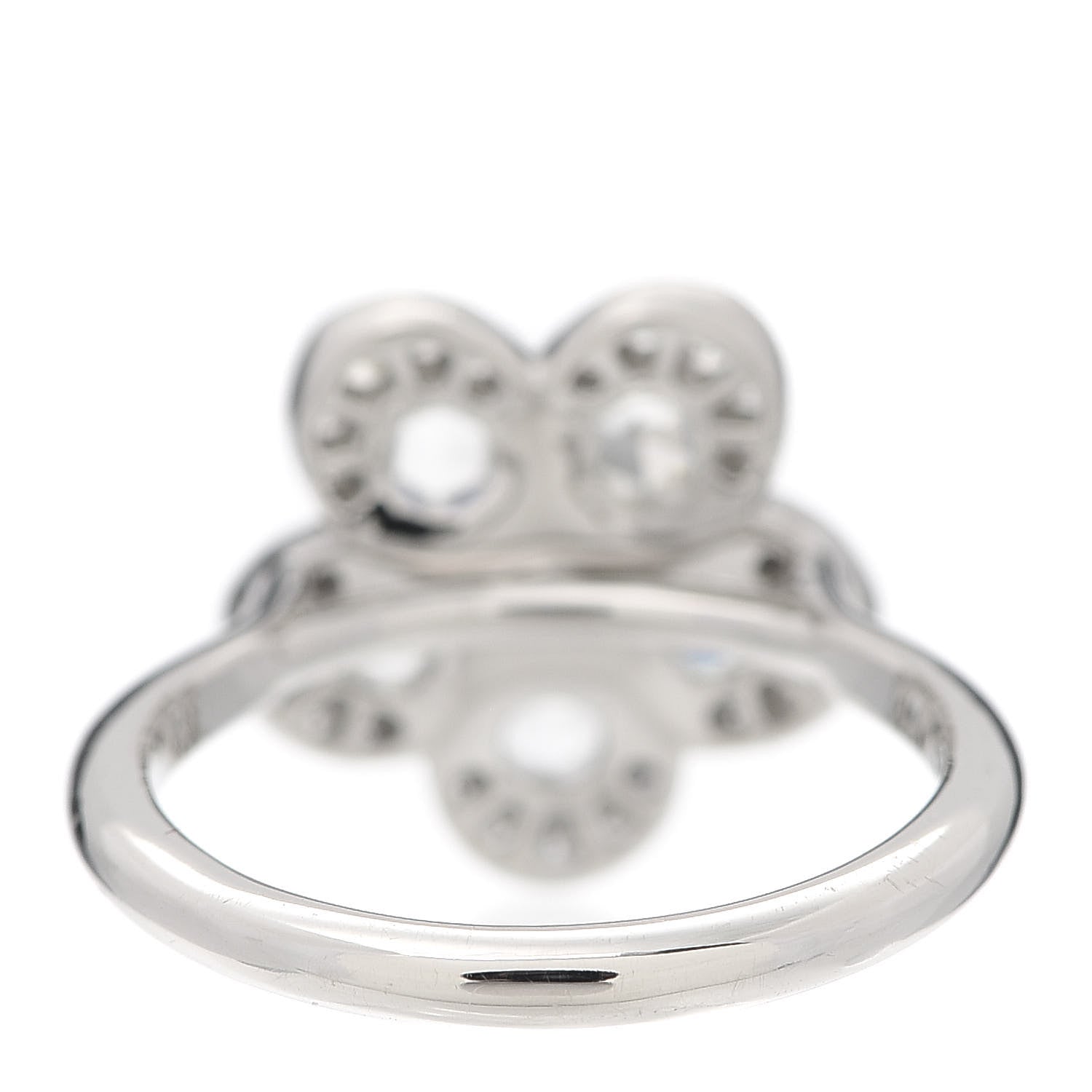 Tiffany Platinum Diamond Enchant Flower Ring 47 4 3 of 5