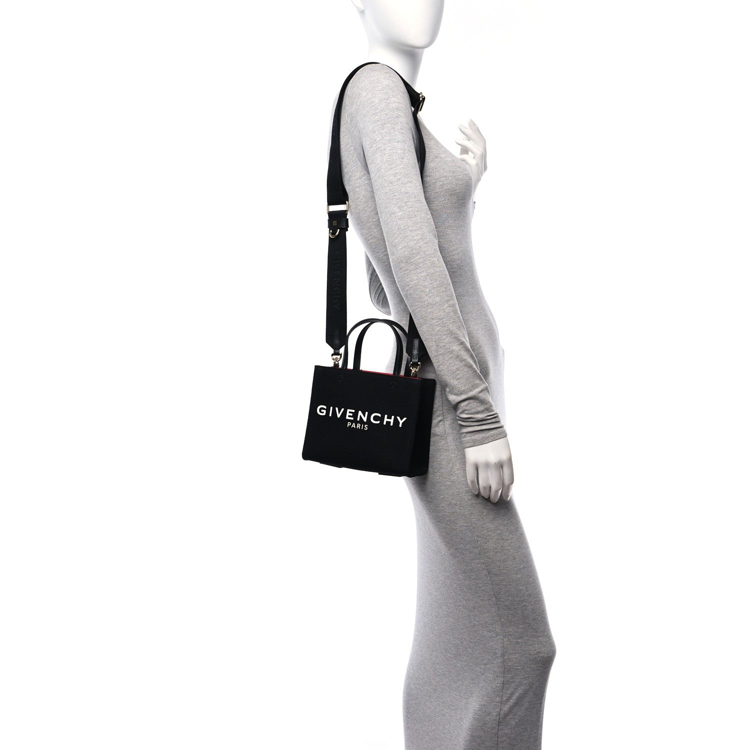 Givenchy Canvas Mini Bond Shopper Tote Black 2 of 10