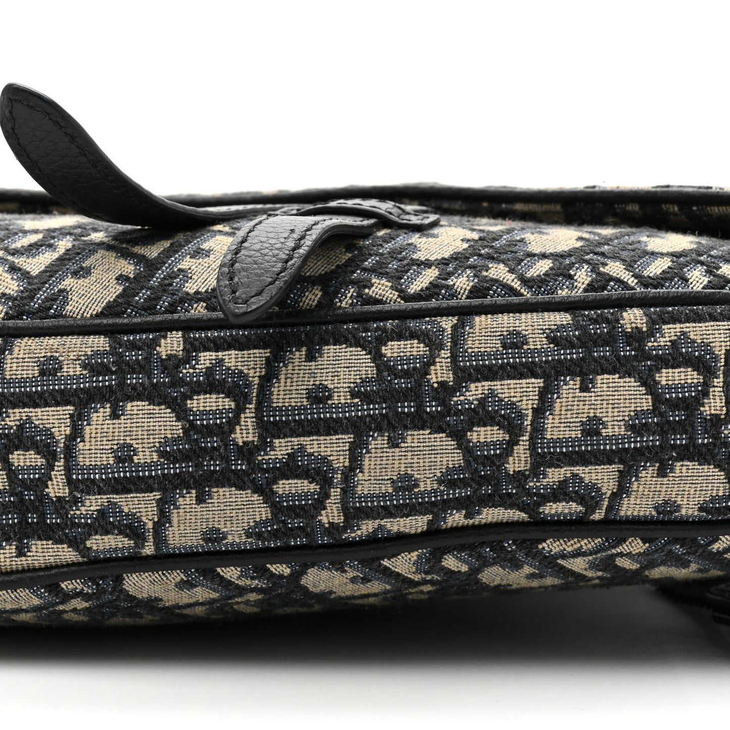 Oblique Mens Saddle Bag Blue