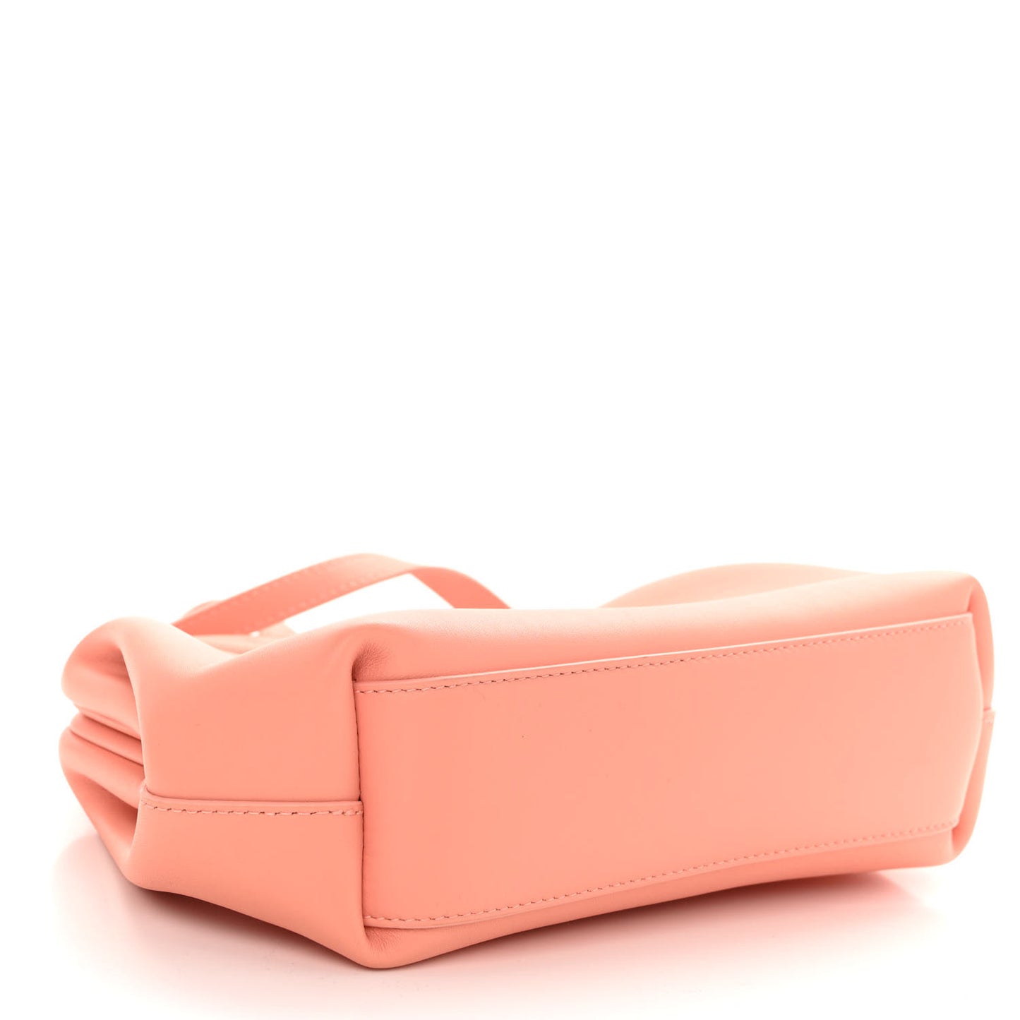 Calfskin Small The Point Triangle Bag Peachy