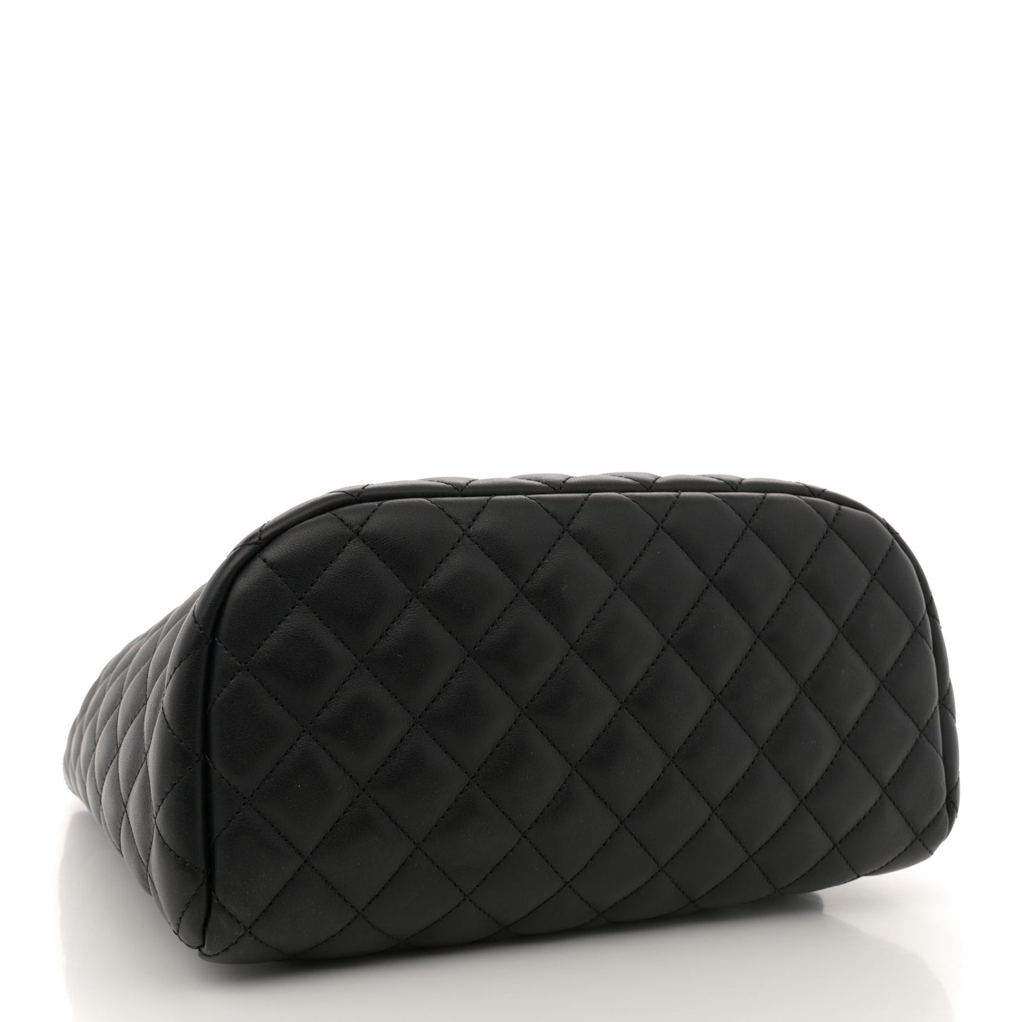 Lambskin Quilted Large Urban Spirit Backpack Black