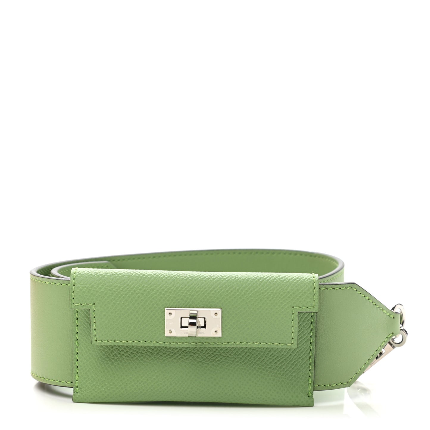 Swift Epsom Pocket Kelly Shoulder Strap Vert Criquet