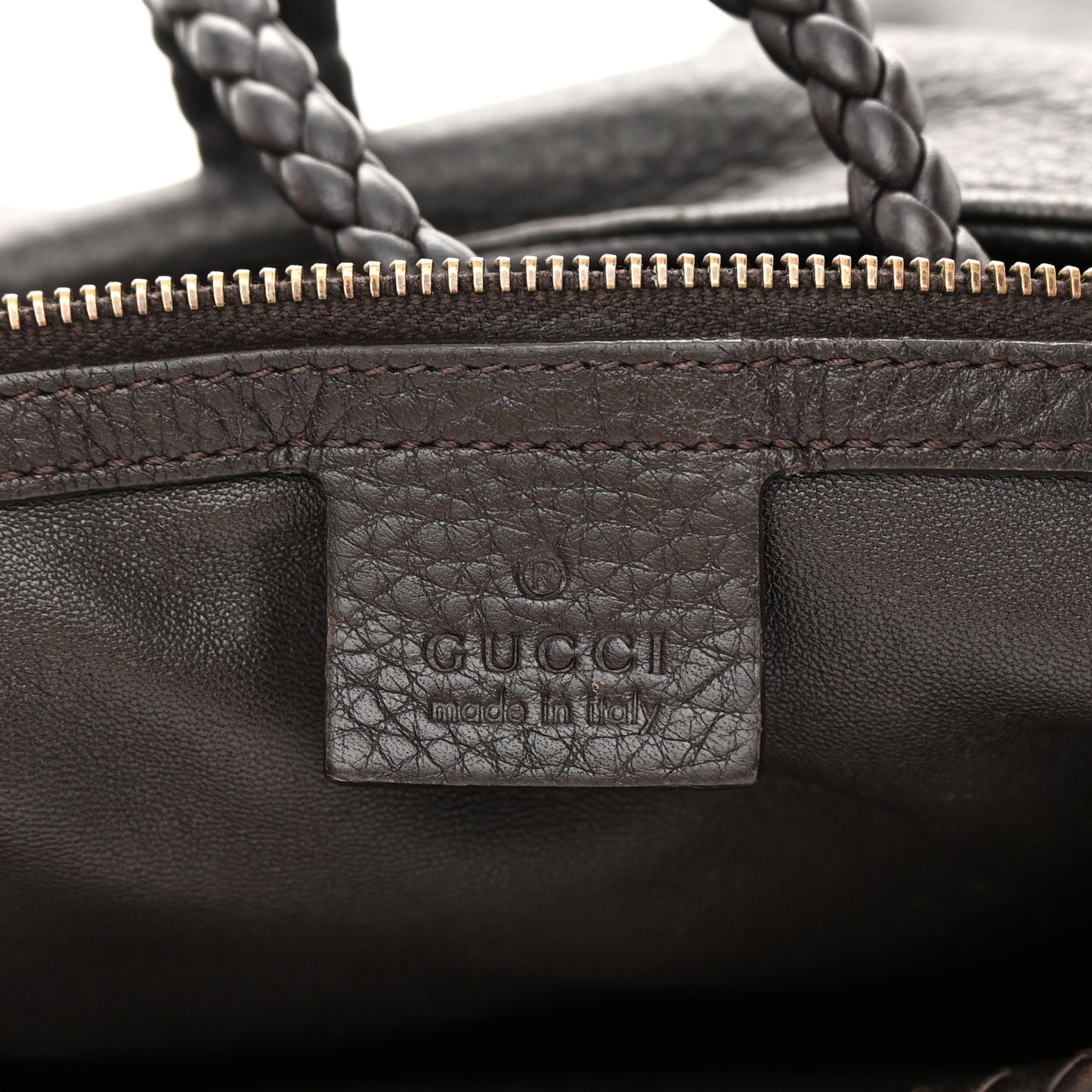 Deerskin Large Hip Bamboo Hobo Dark Cocoa