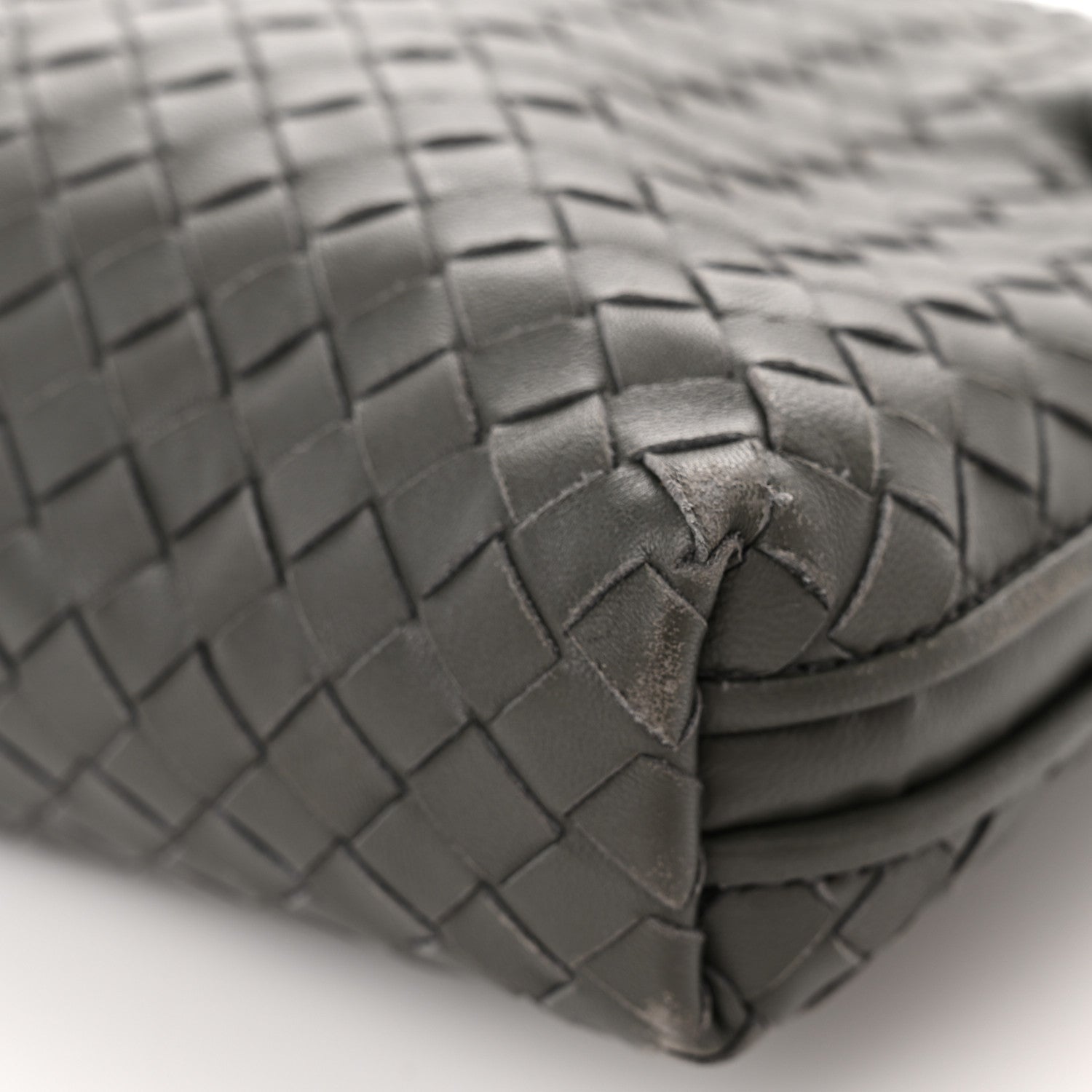 Bottega Veneta Nappa Intrecciato Nodini Crossbody Messenger New Light Grey 15 of 16