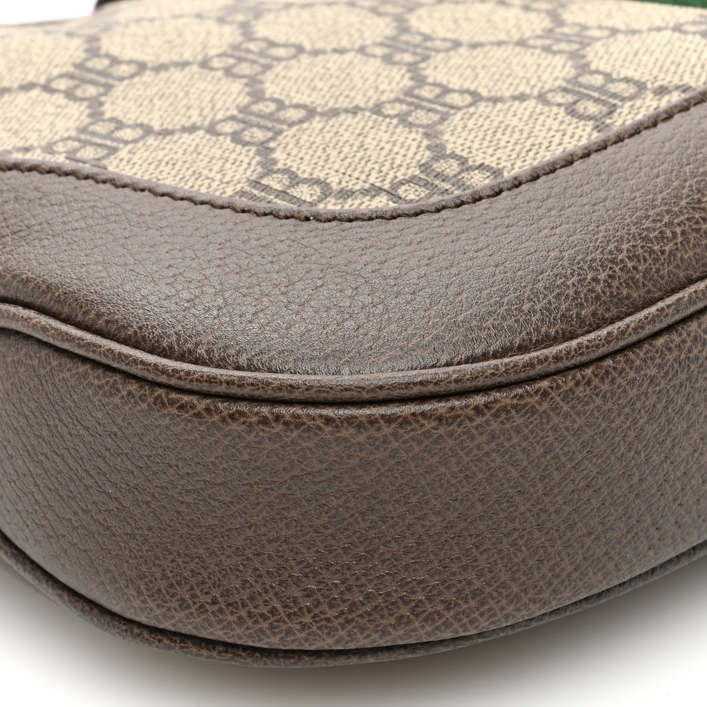 X BALENCIAGA BB Supreme Monogram Calfskin Web Small Jackie 1961 Hobo Beige Ebony