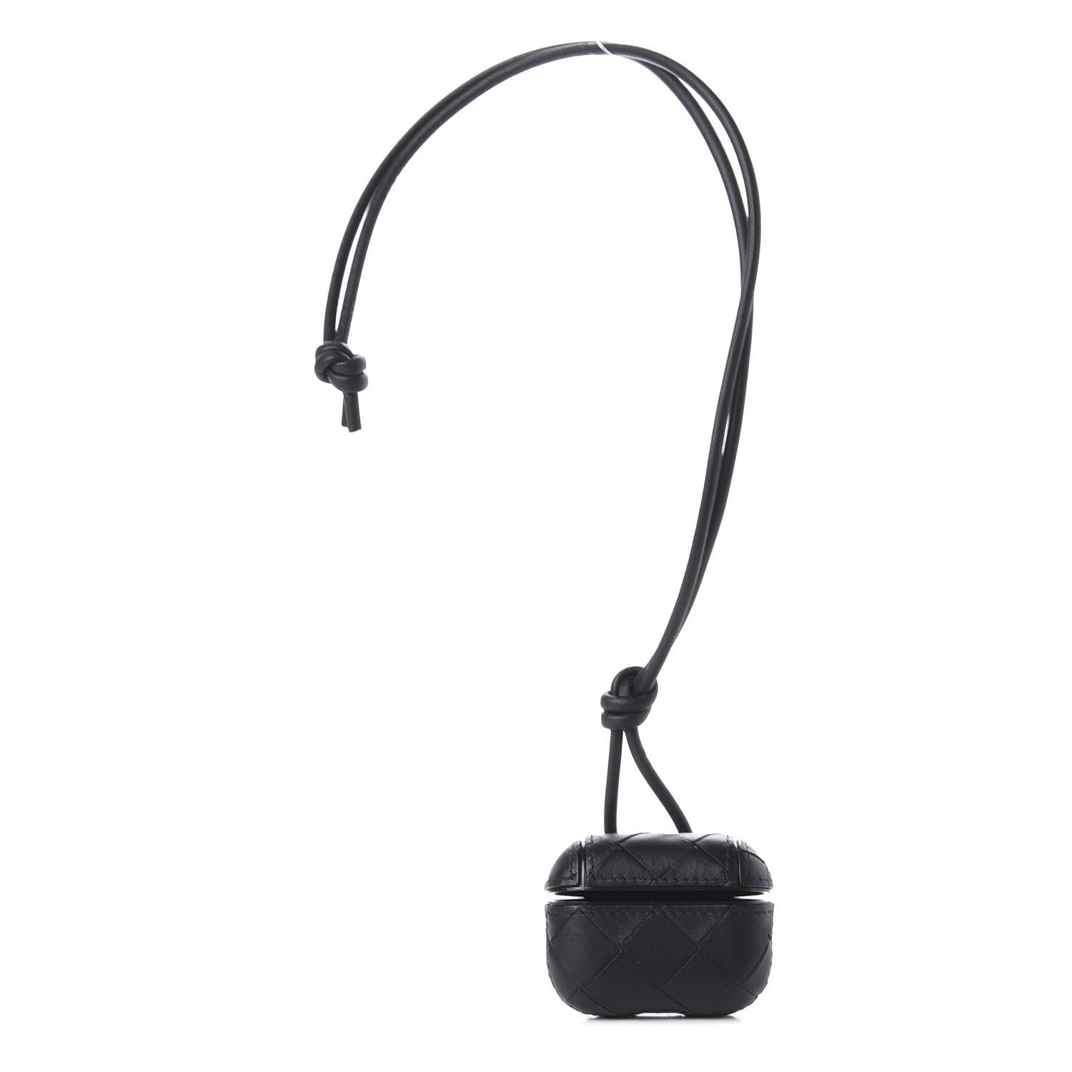 Bottega Veneta Nappa Intrecciato Airpods Pro Case Black 614492