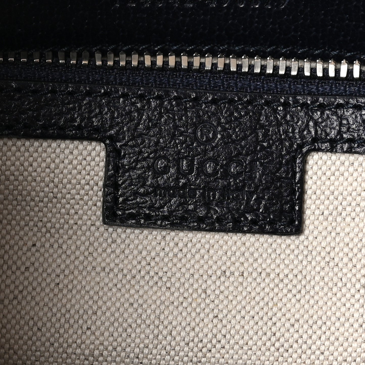 Textured Dollar Calfskin Web Medium Savoy Duffle Bag Black