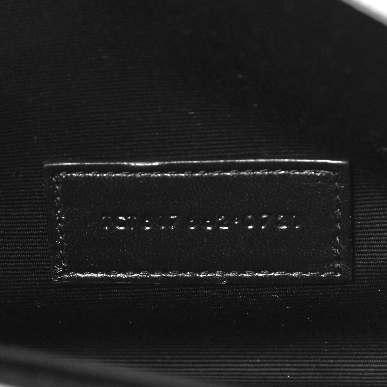 Saint Laurent Grain De Poudre Matelasse Chevron Monogram Envelope Clutch Blanc Vintage 6 of 8