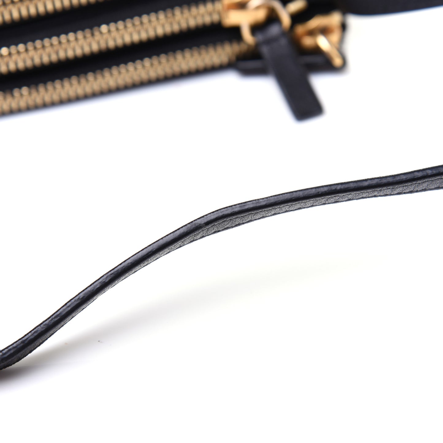 Lambskin Small Trio Crossbody Bag Black