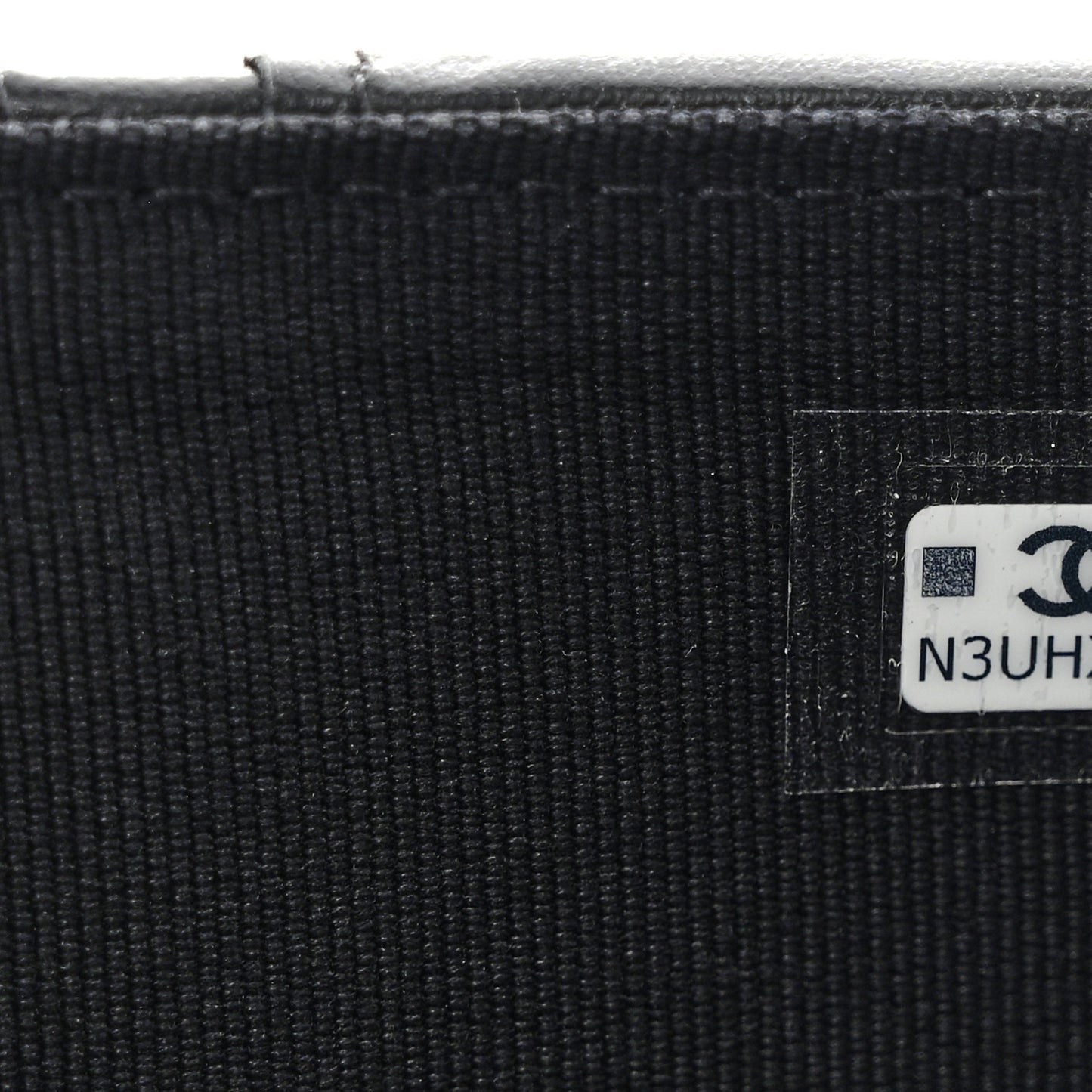 Grained Calfskin Quilted passport Holder Wallet So Black