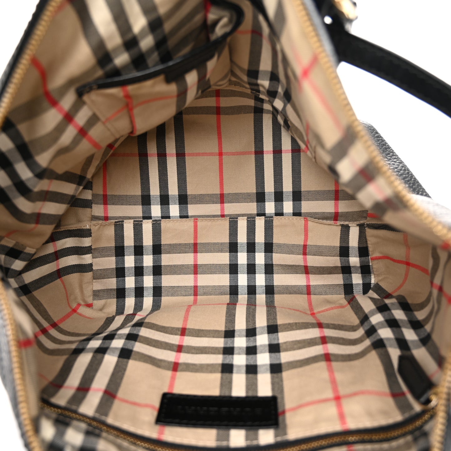 London Grainy Calfskin Small Salisbury Tote Black