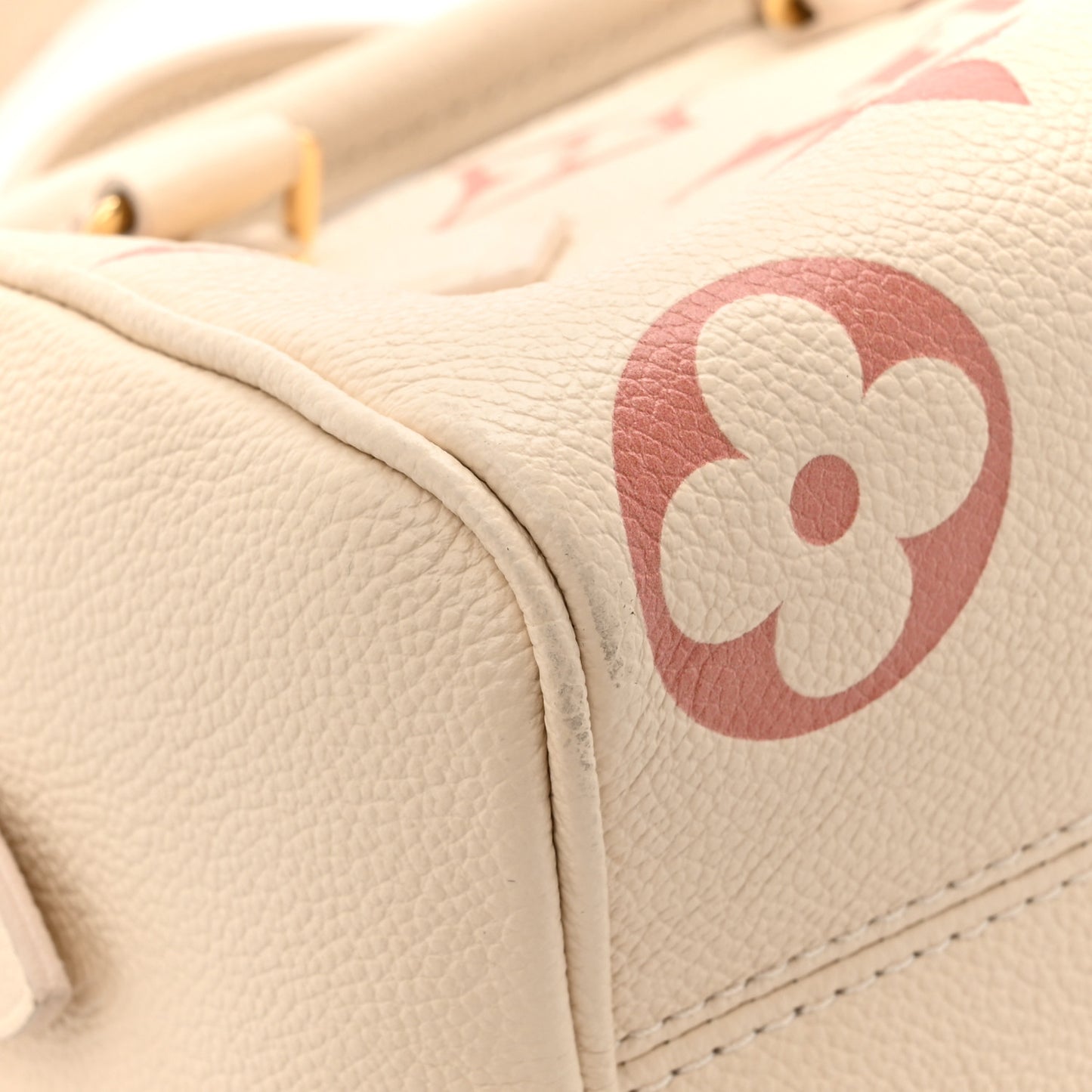 Empreinte Monogram Giant Speedy Bandouliere 20 Creme Rose Trianon