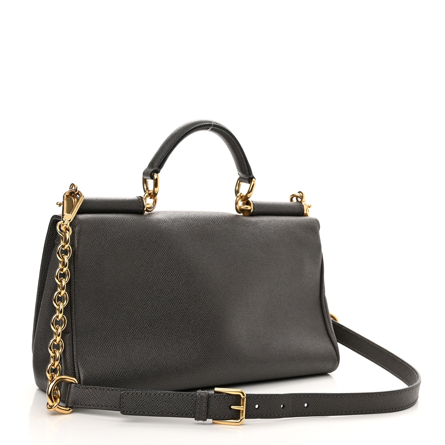 Dolce & Gabbana Dauphine Miss Sicily East West Shoulder Bag Grey 3 of 11