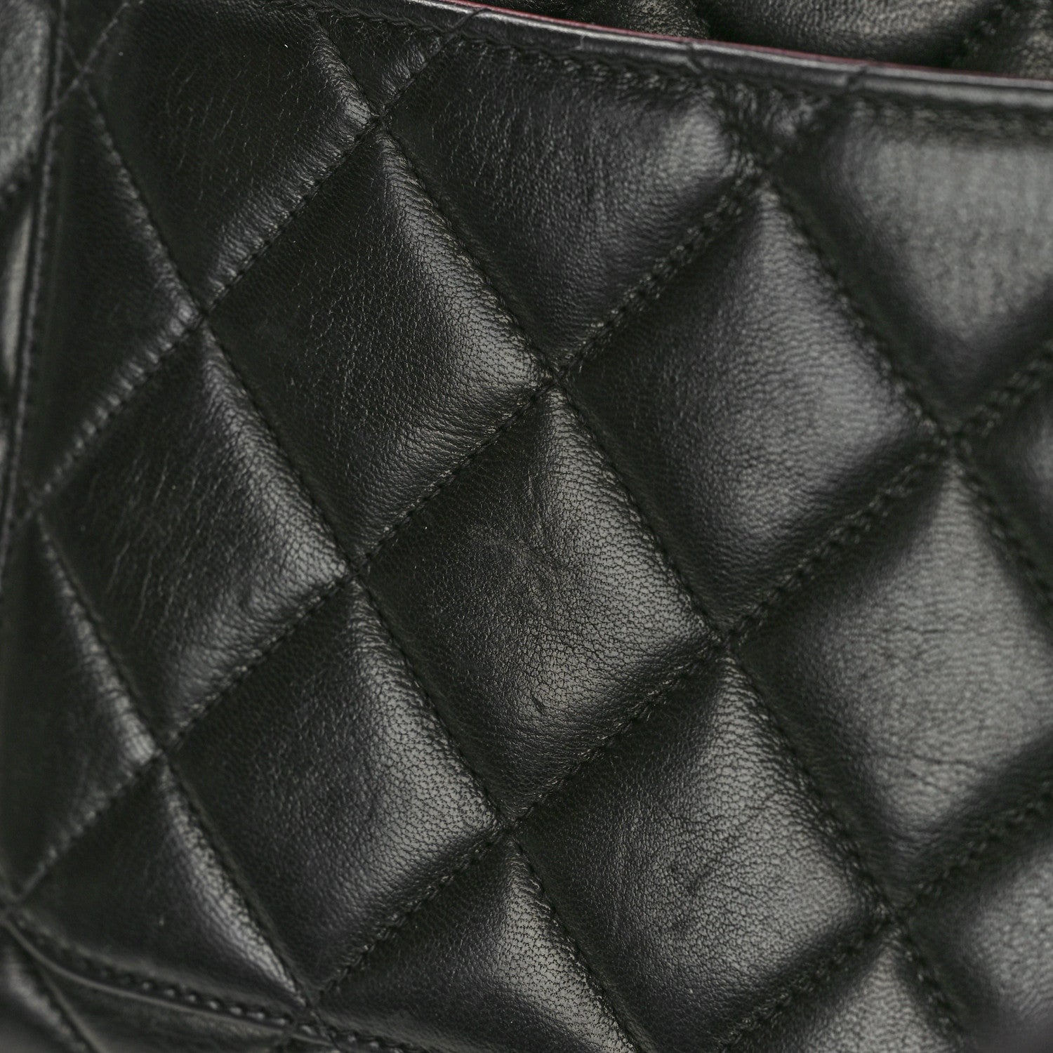 Chanel Lambskin Quilted Top Handle Bag Black 11 of 11