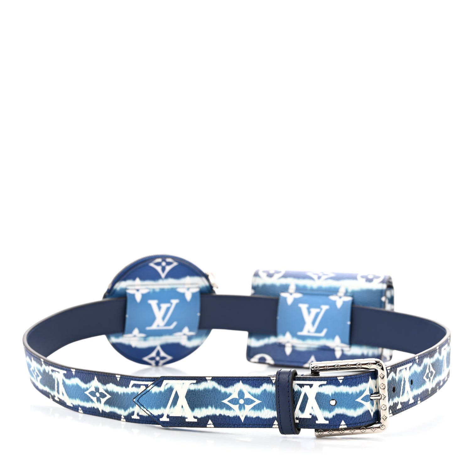Louis Vuitton Monogram Escale 30mm Daily Multi Pocket Belt 80/32 2 of 9