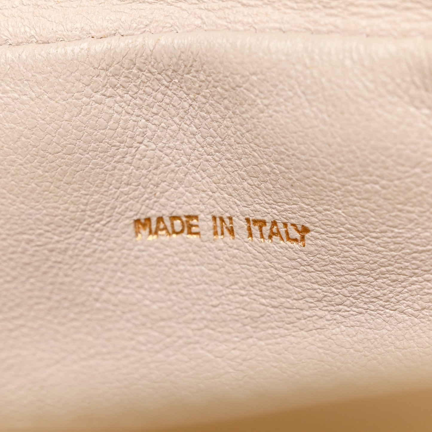 Lambskin Quilted Tassel Flap Camera Case Beige