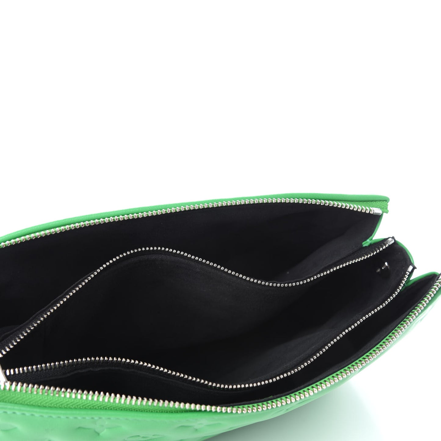 Lambskin Embossed Monogram Coussin PM LV Motion Green