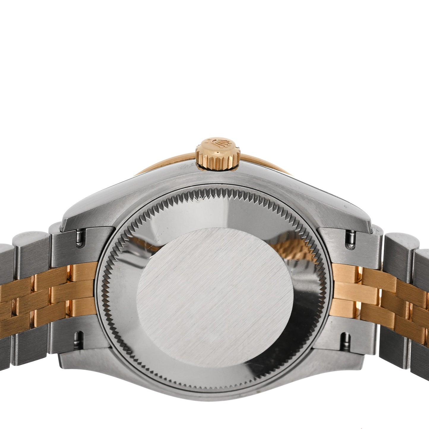 Stainless Steel 18K Yellow Gold Diamond Bezel 31mm Oyster Perpetual Datejust Watch Silver 278383RBR