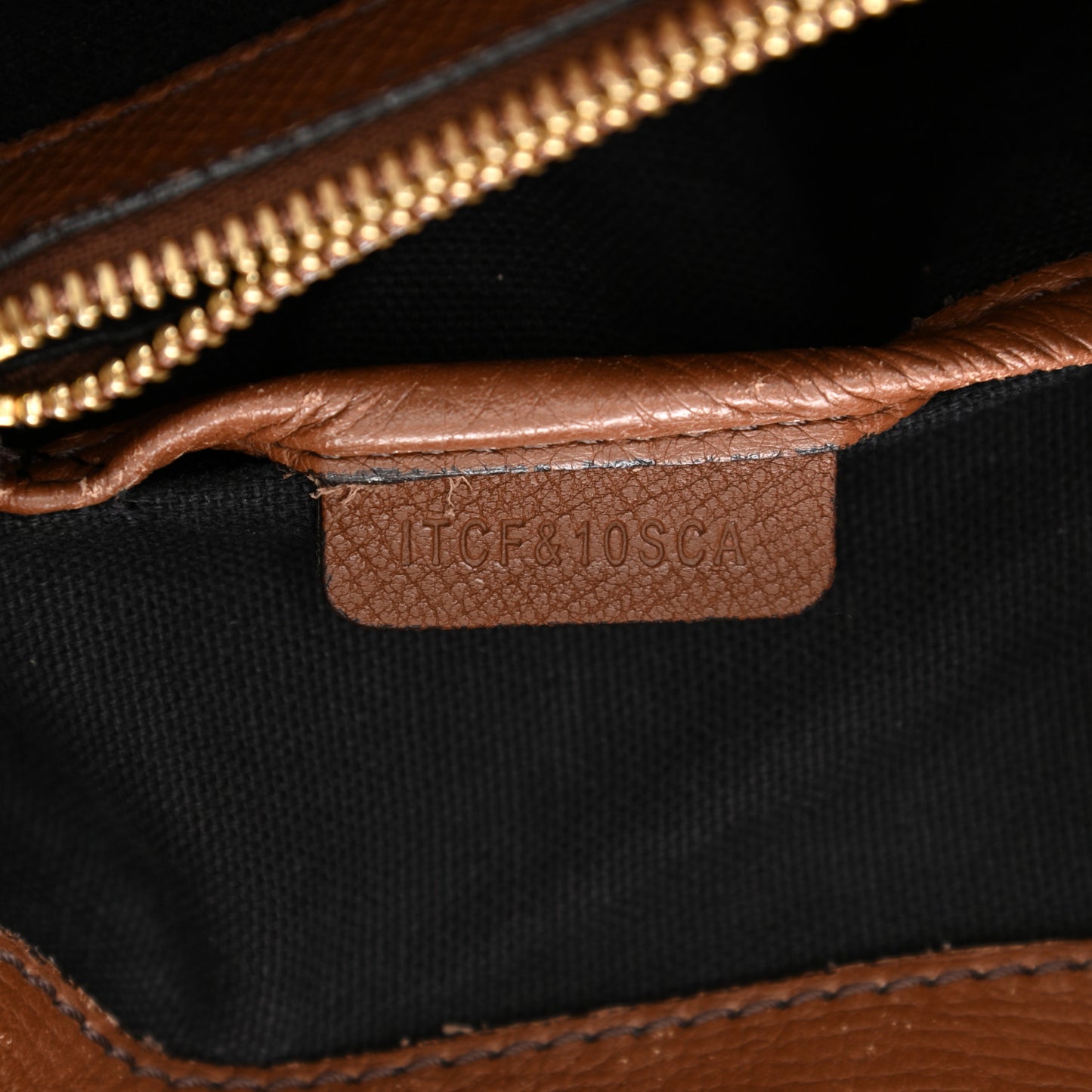 Grainy Calfskin House Check Medium Banner Tote Tan