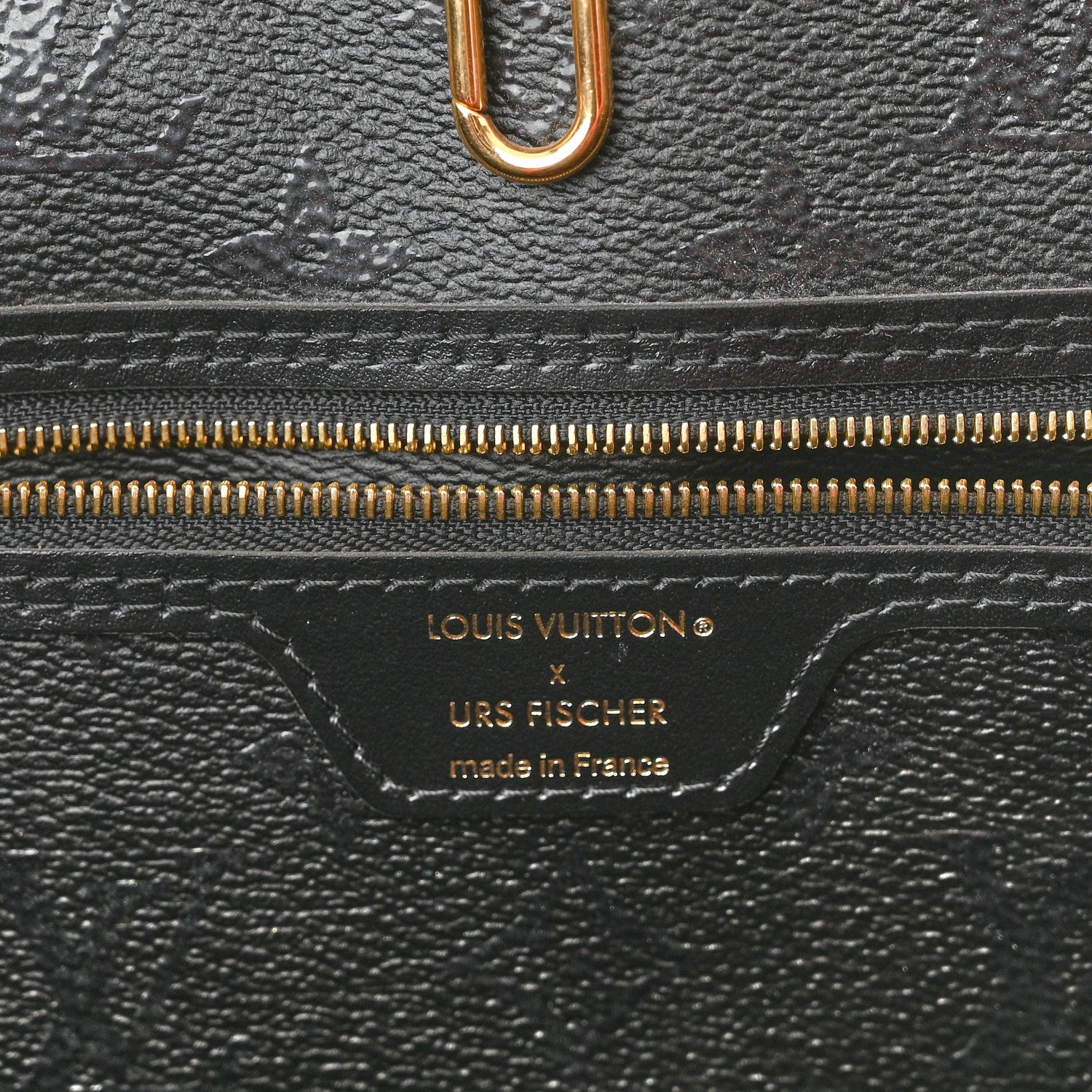 Louis Vuitton X UF Tufted Monogram Neverfull MM Black Red 6 of 10