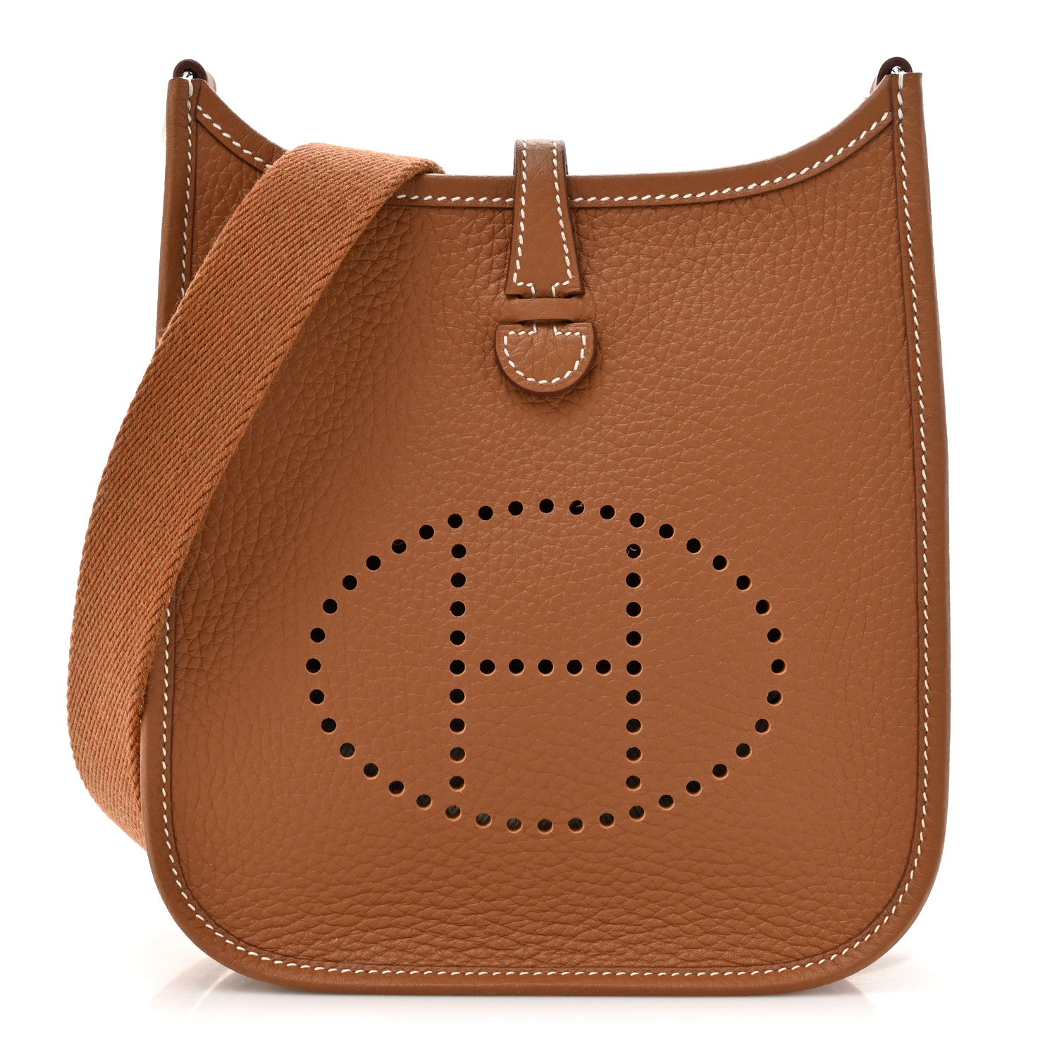 Hermes Taurillon Clemence Evelyne TPM Gold 1 of 10