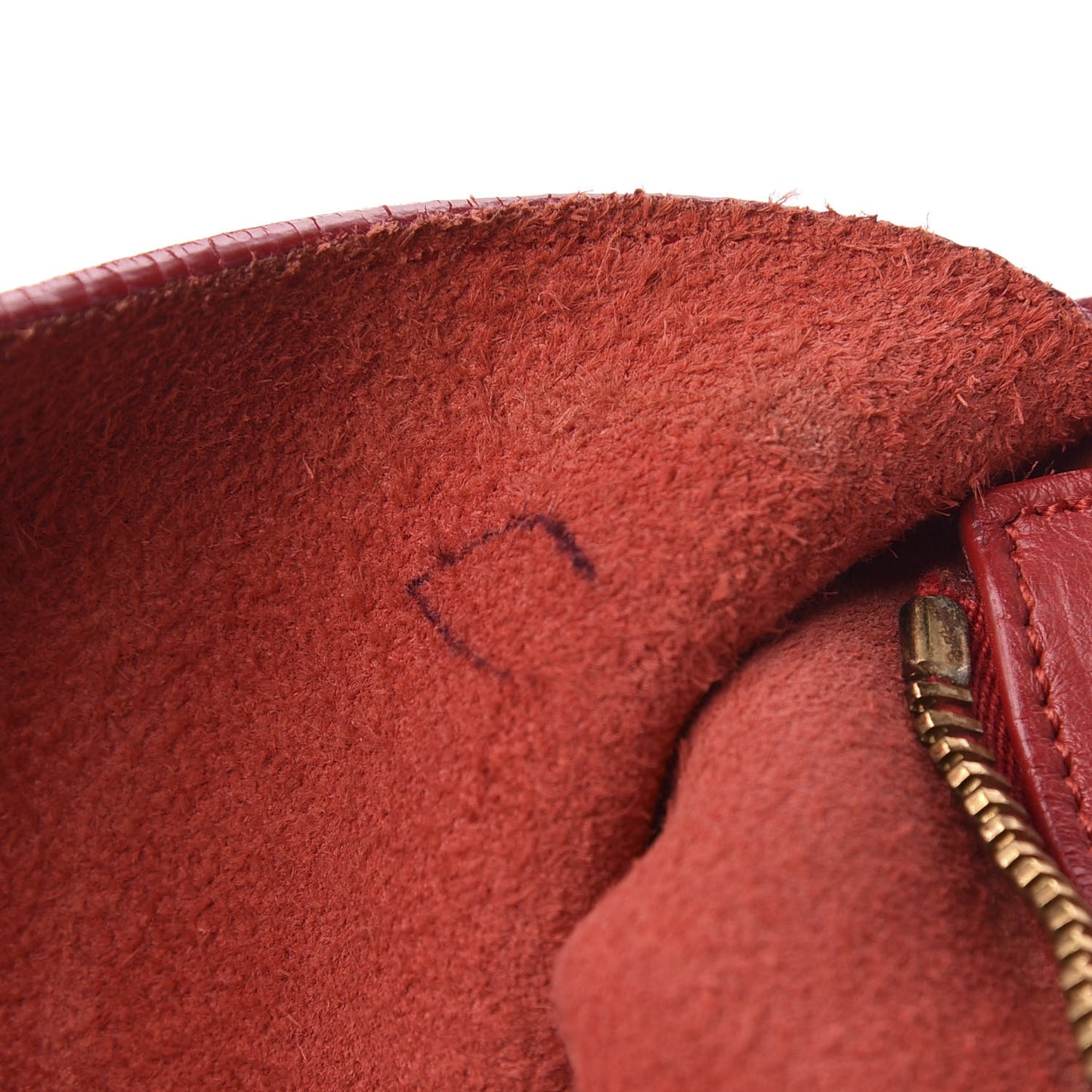 Smooth Calfskin Small Monogram Cabas New Red