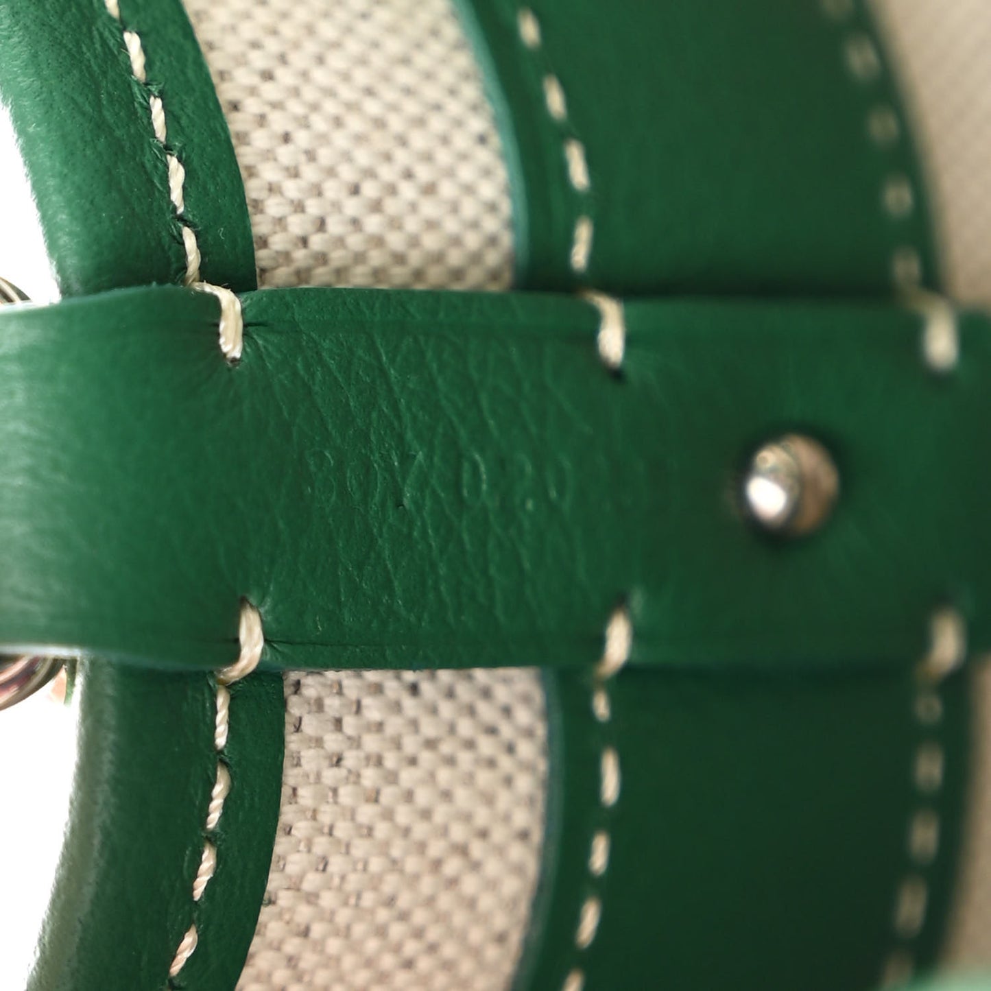 Goyardine Petit Flot Mini Bucket Bag Green