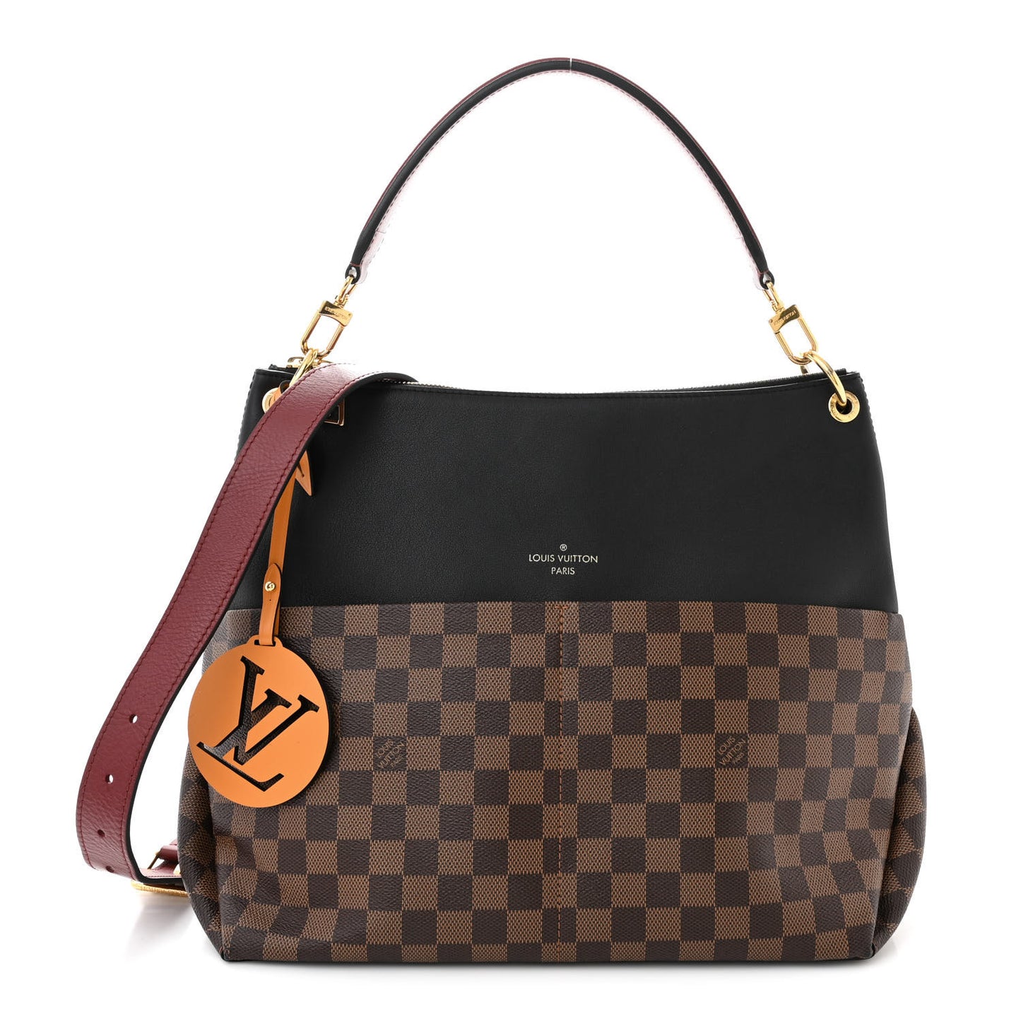 Damier Ebene Calfskin Maida Black