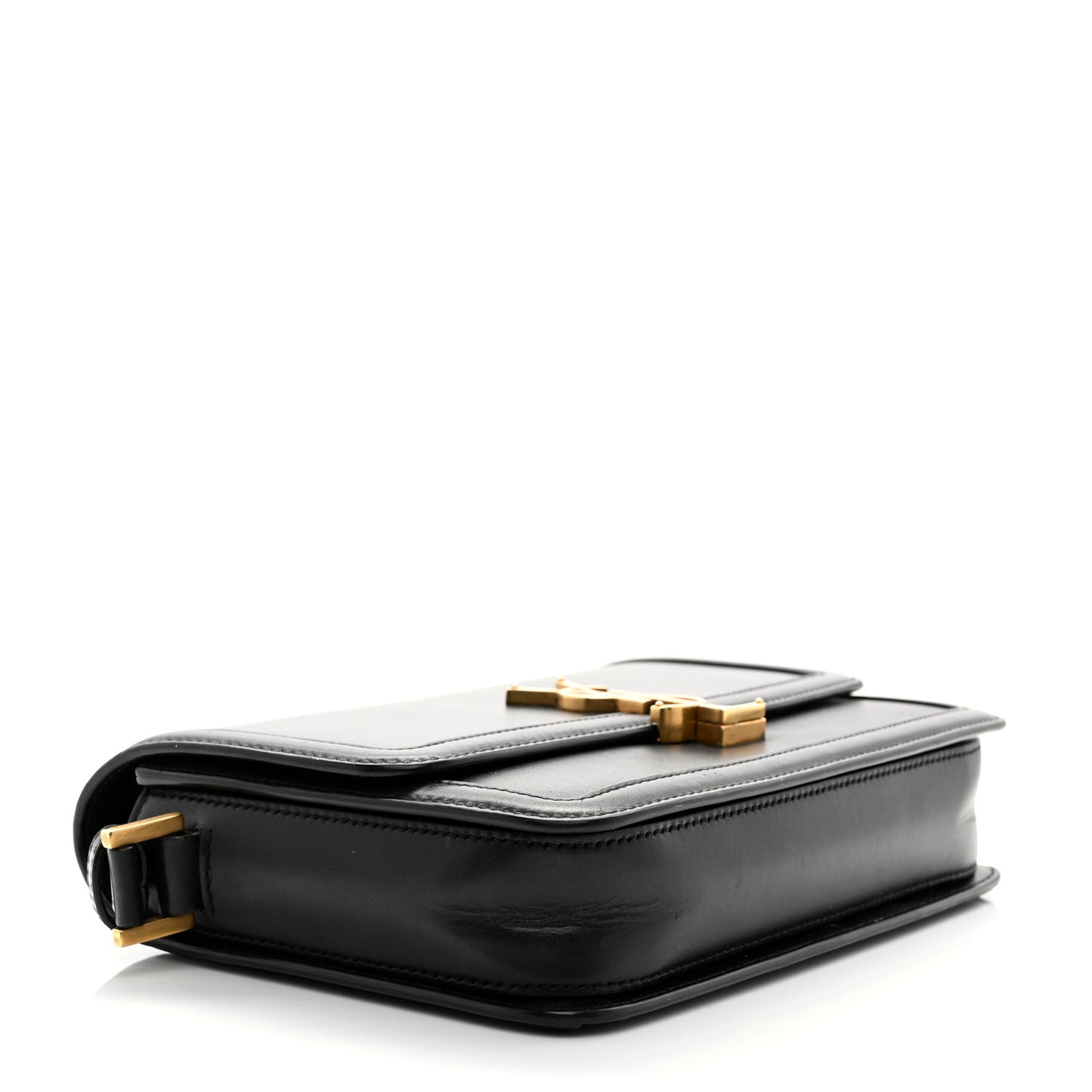 Box Calfskin Monogram Medium Solferino Satchel Black