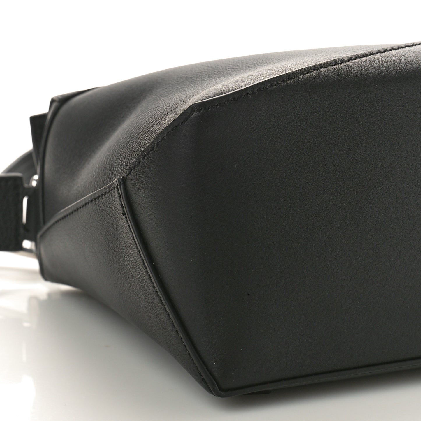 Calfskin Small Puzzle Bag Black